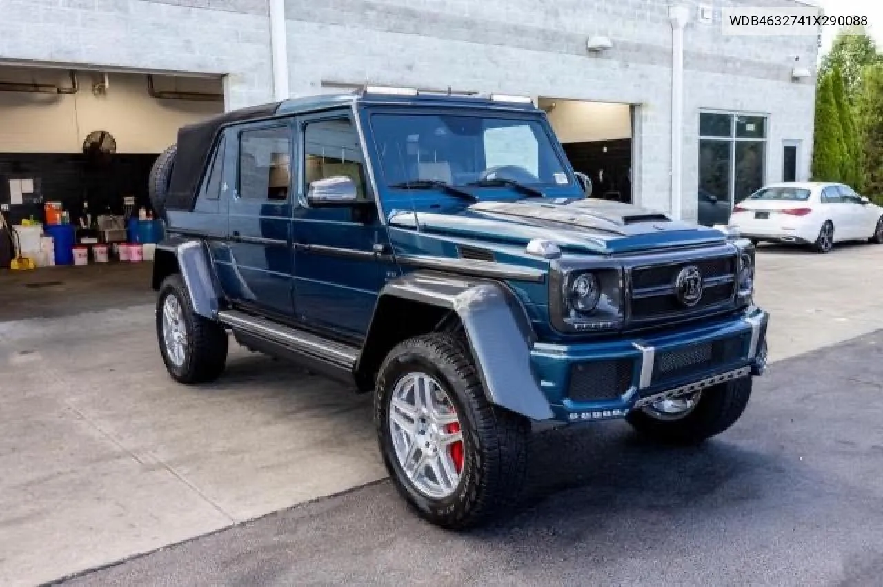 2018 Mercedes-Benz G65 Amg VIN: WDB4632741X290088 Lot: 79972634