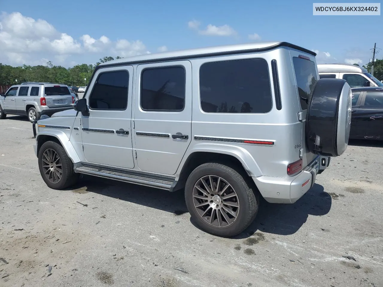 2019 Mercedes-Benz G 550 VIN: WDCYC6BJ6KX324402 Lot: 52367234