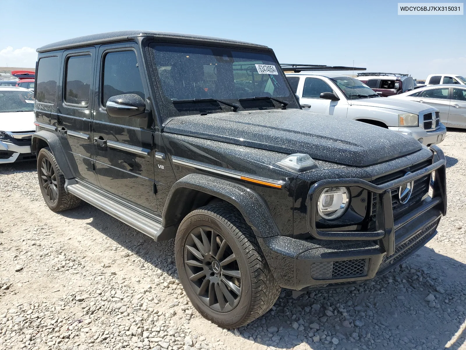 2019 Mercedes-Benz G 550 VIN: WDCYC6BJ7KX315031 Lot: 63474054