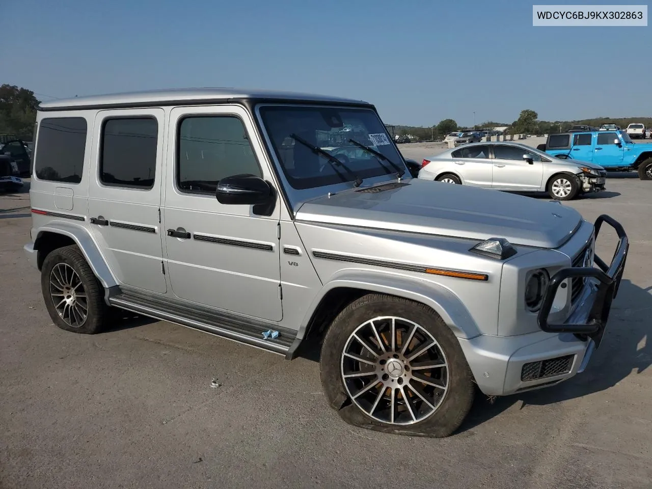 2019 Mercedes-Benz G 550 VIN: WDCYC6BJ9KX302863 Lot: 71030014