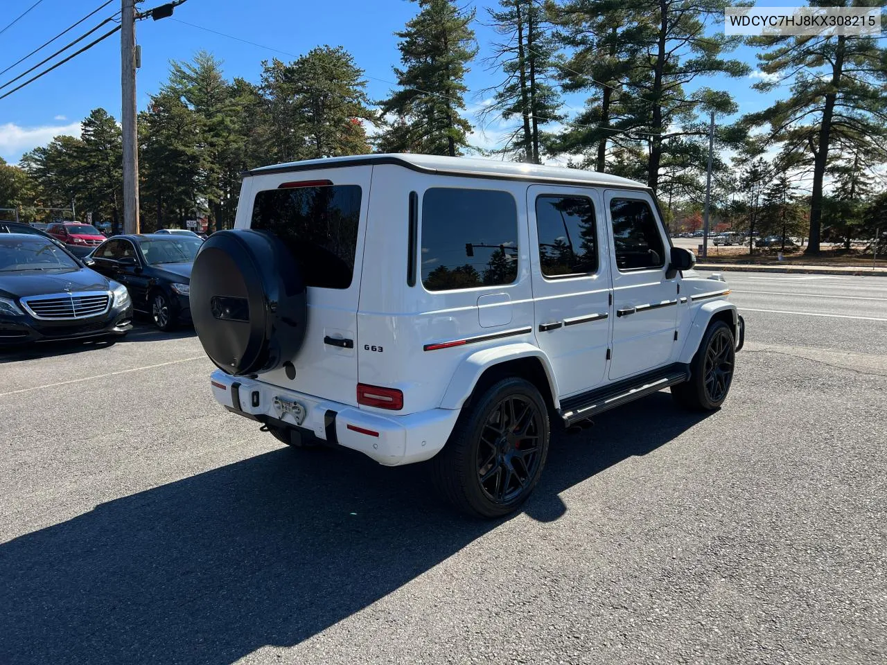 2019 Mercedes-Benz G 63 Amg VIN: WDCYC7HJ8KX308215 Lot: 77123674