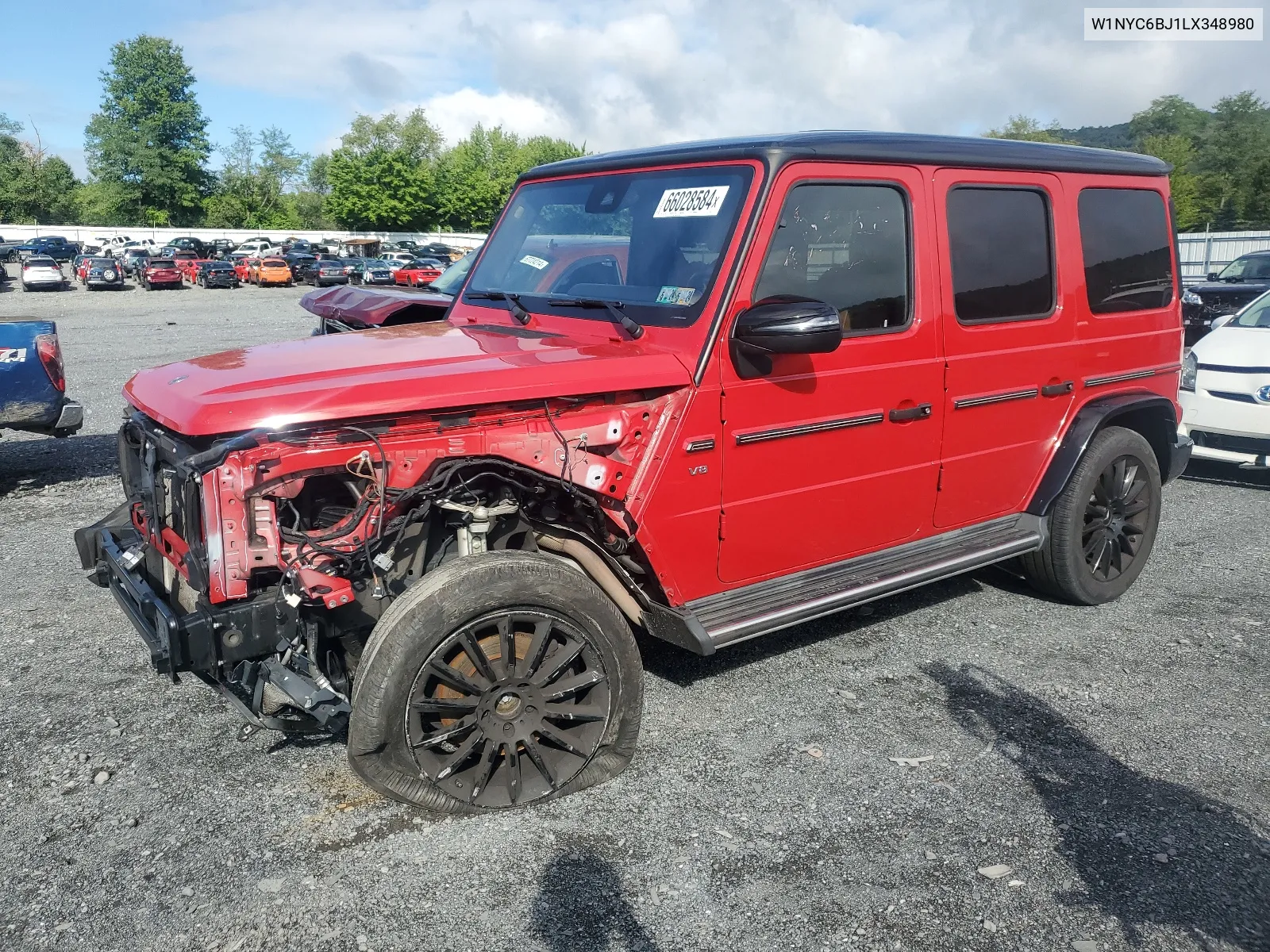 2020 Mercedes-Benz G 550 VIN: W1NYC6BJ1LX348980 Lot: 66028584