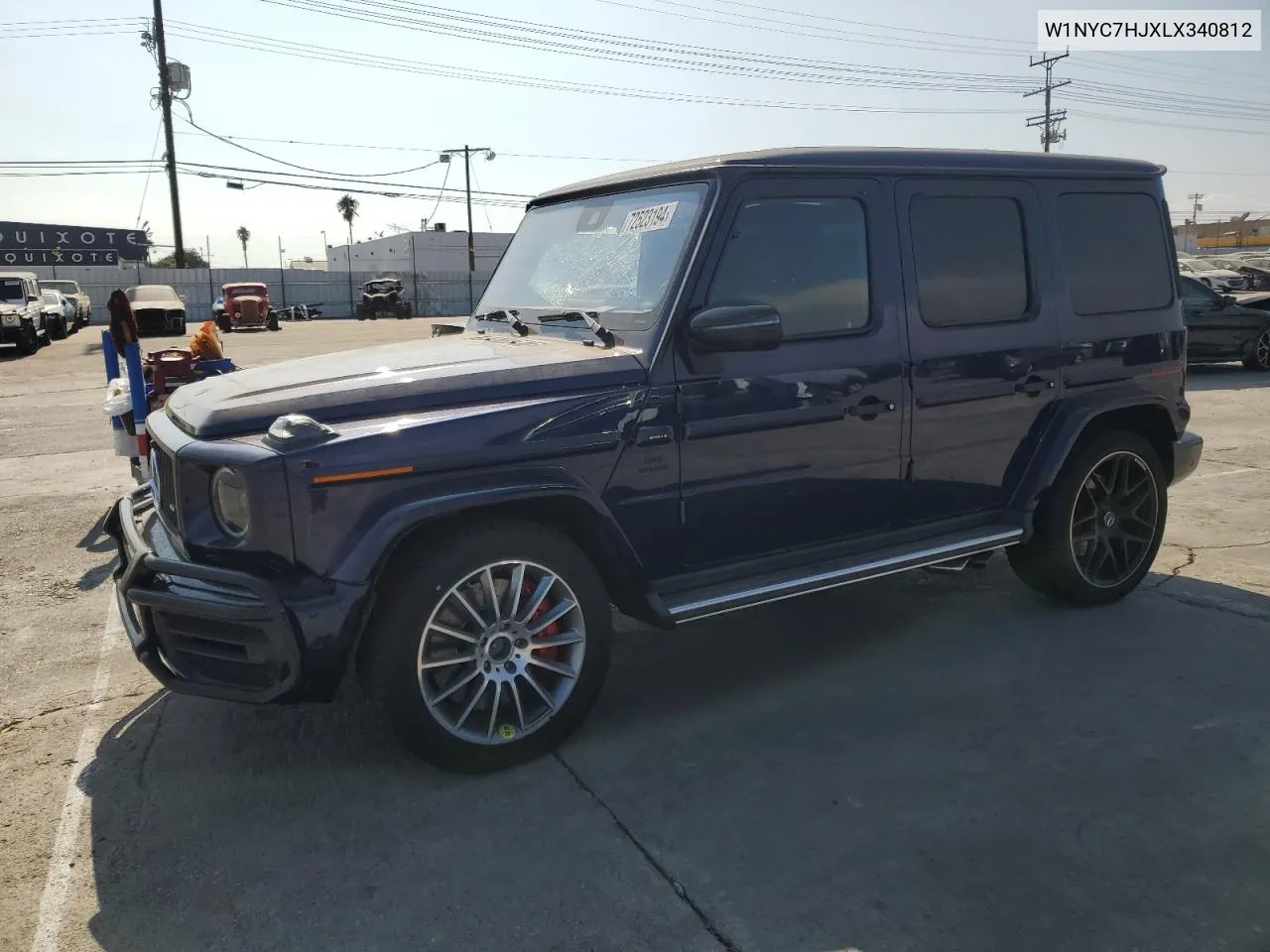 2020 Mercedes-Benz G 63 Amg VIN: W1NYC7HJXLX340812 Lot: 72523194