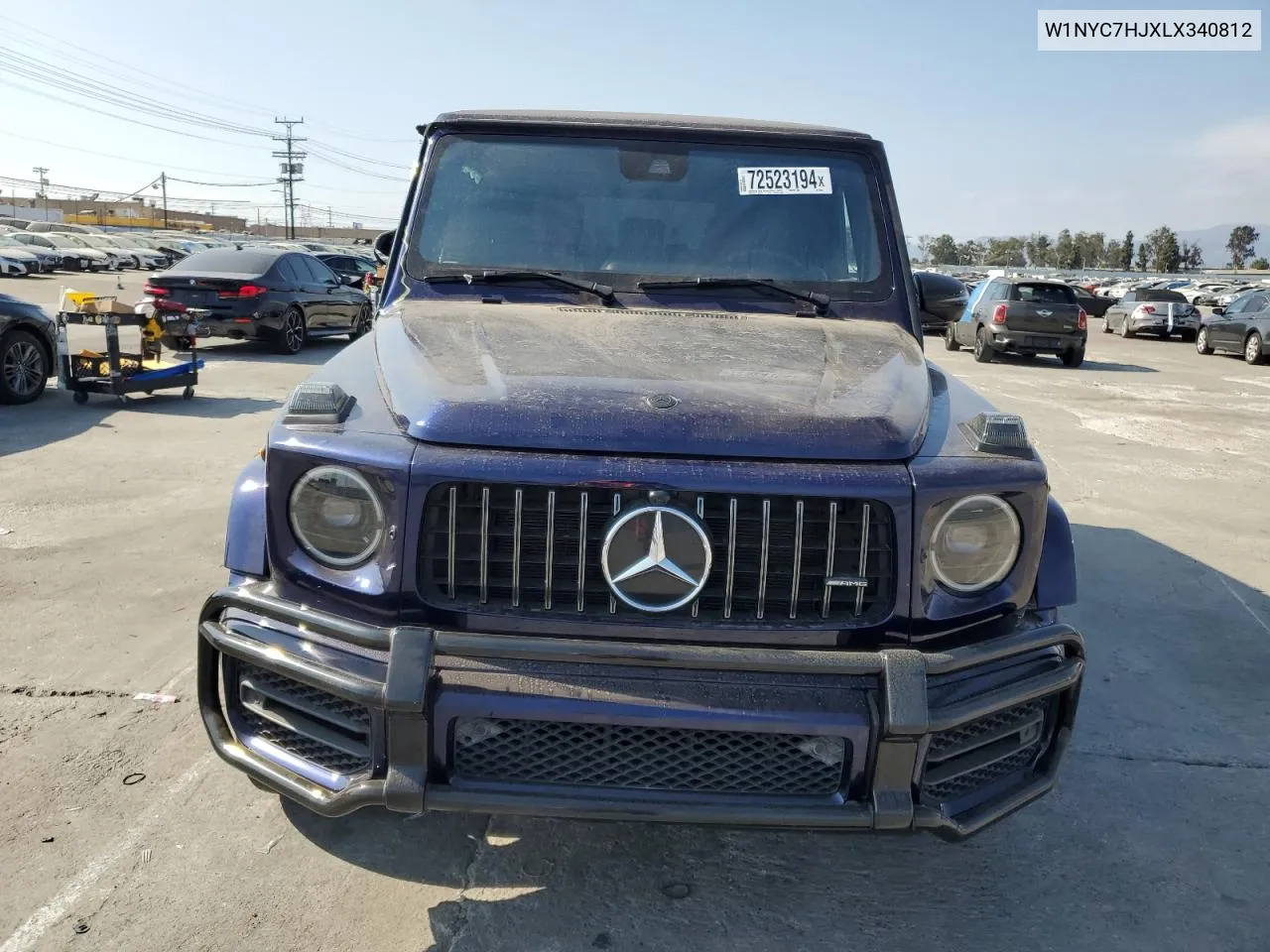 2020 Mercedes-Benz G 63 Amg VIN: W1NYC7HJXLX340812 Lot: 72523194