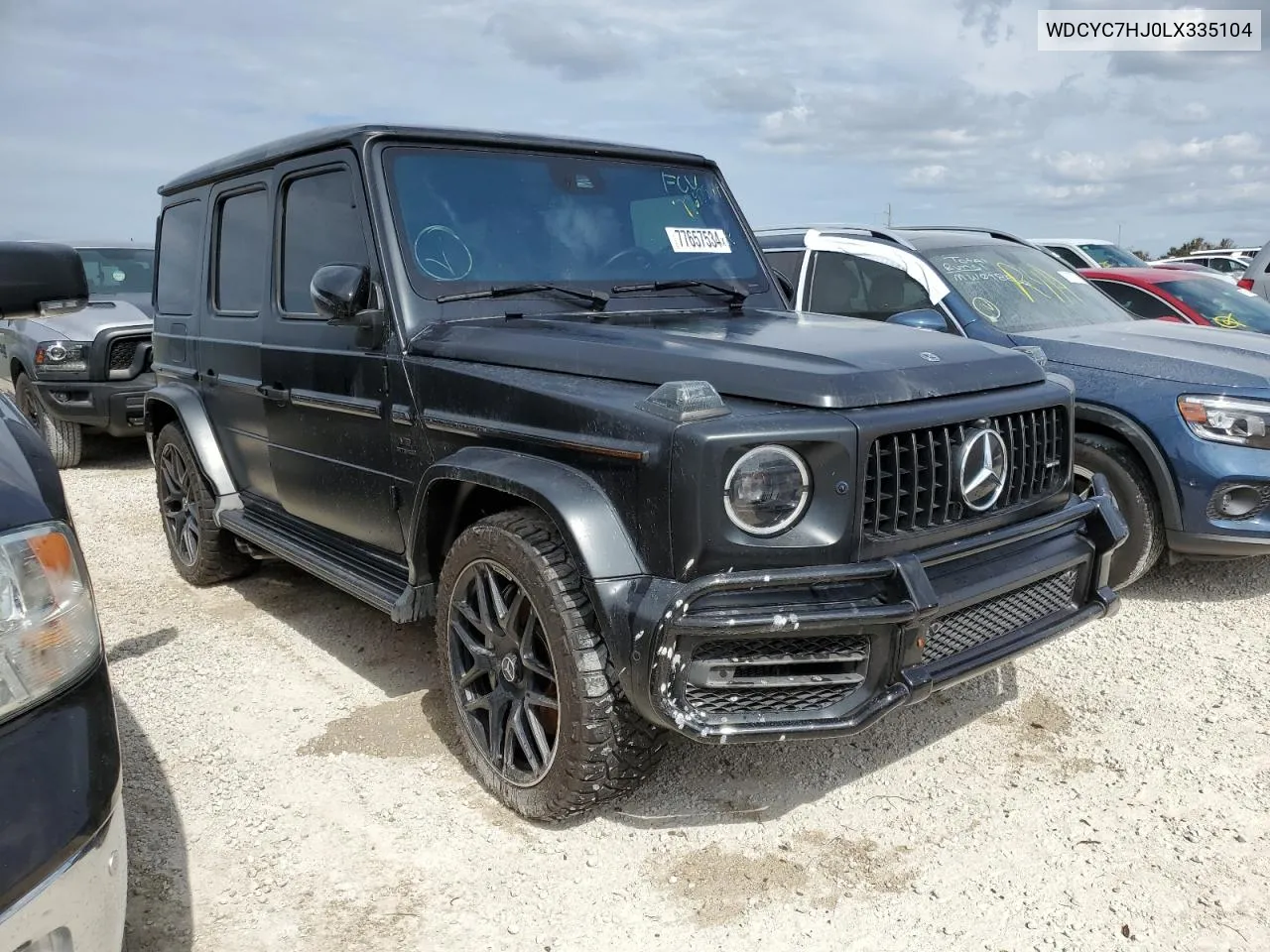 2020 Mercedes-Benz G 63 Amg VIN: WDCYC7HJ0LX335104 Lot: 77657534