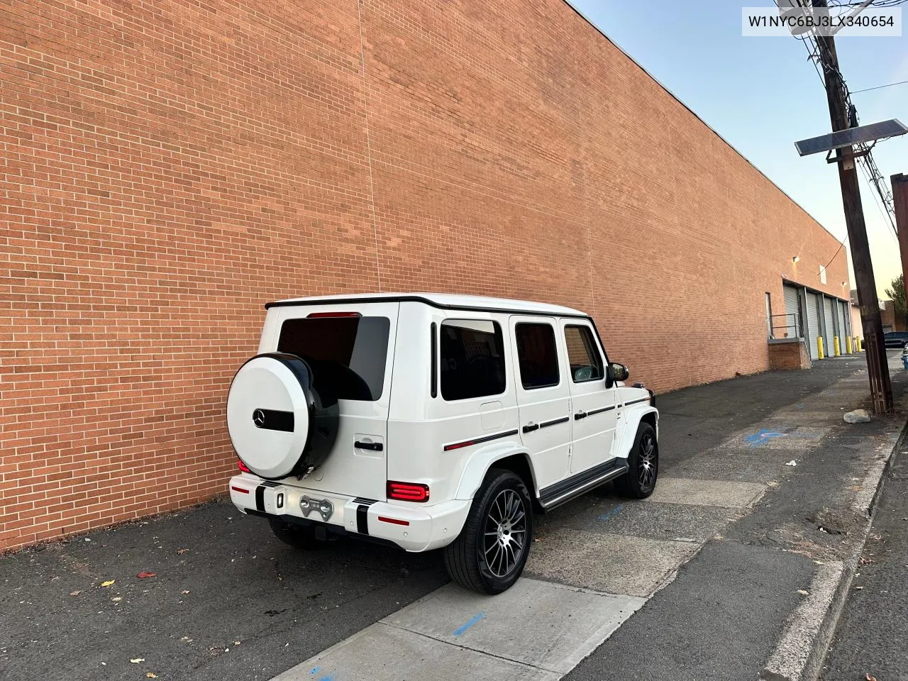 2020 Mercedes-Benz G 550 VIN: W1NYC6BJ3LX340654 Lot: 78332104