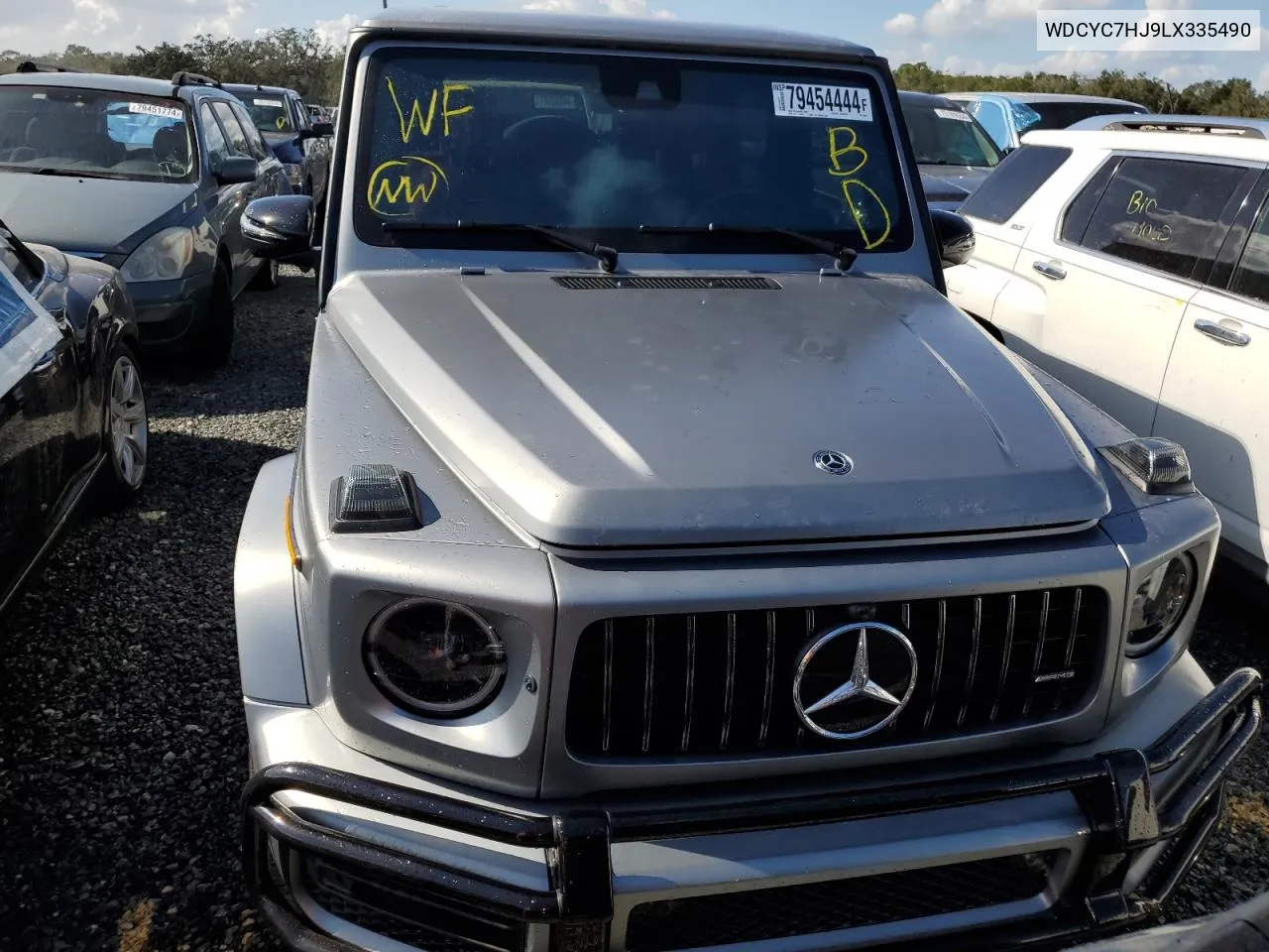 2020 Mercedes-Benz G 63 Amg VIN: WDCYC7HJ9LX335490 Lot: 79454444