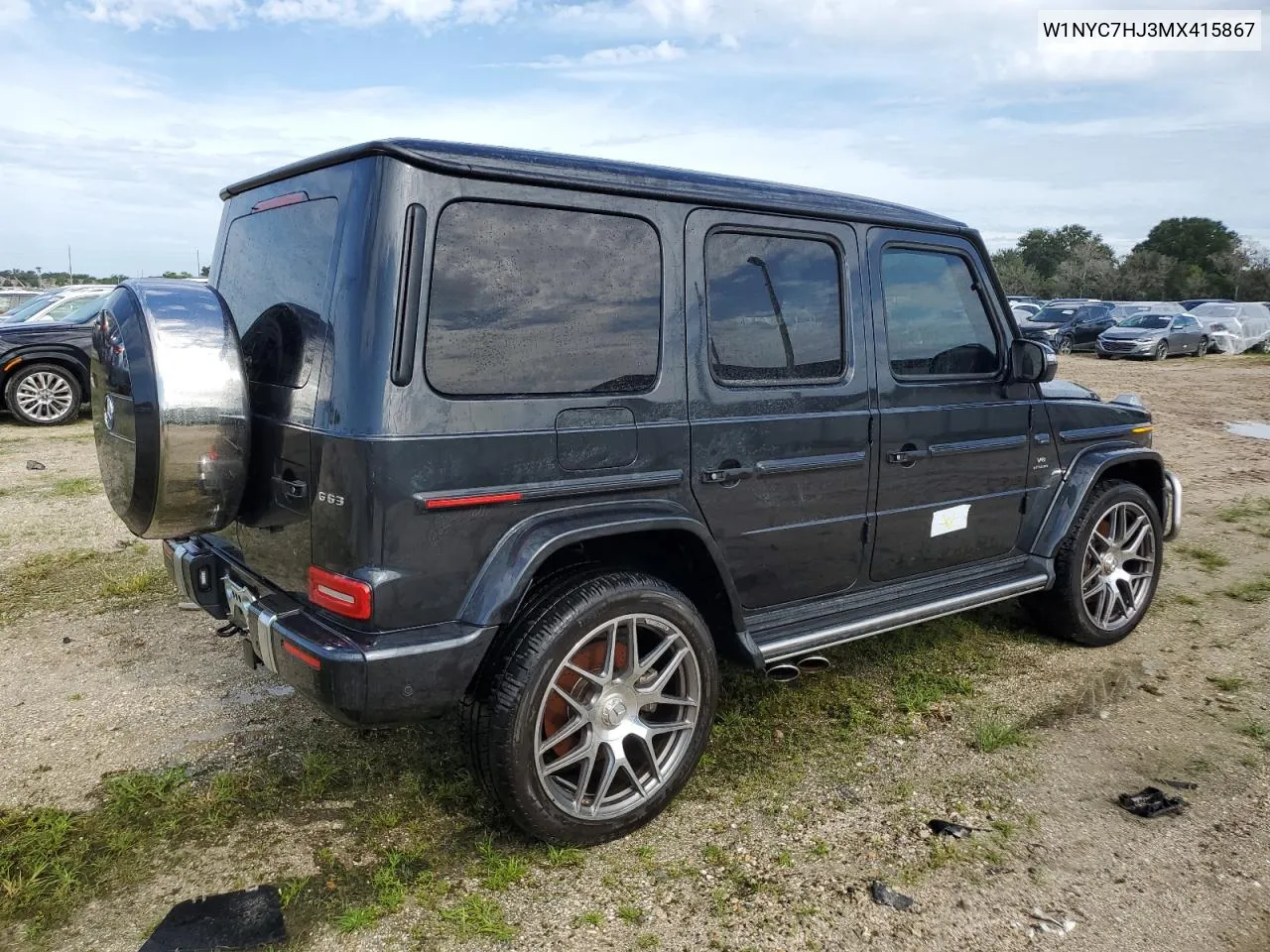 2021 Mercedes-Benz G 63 Amg VIN: W1NYC7HJ3MX415867 Lot: 68239934