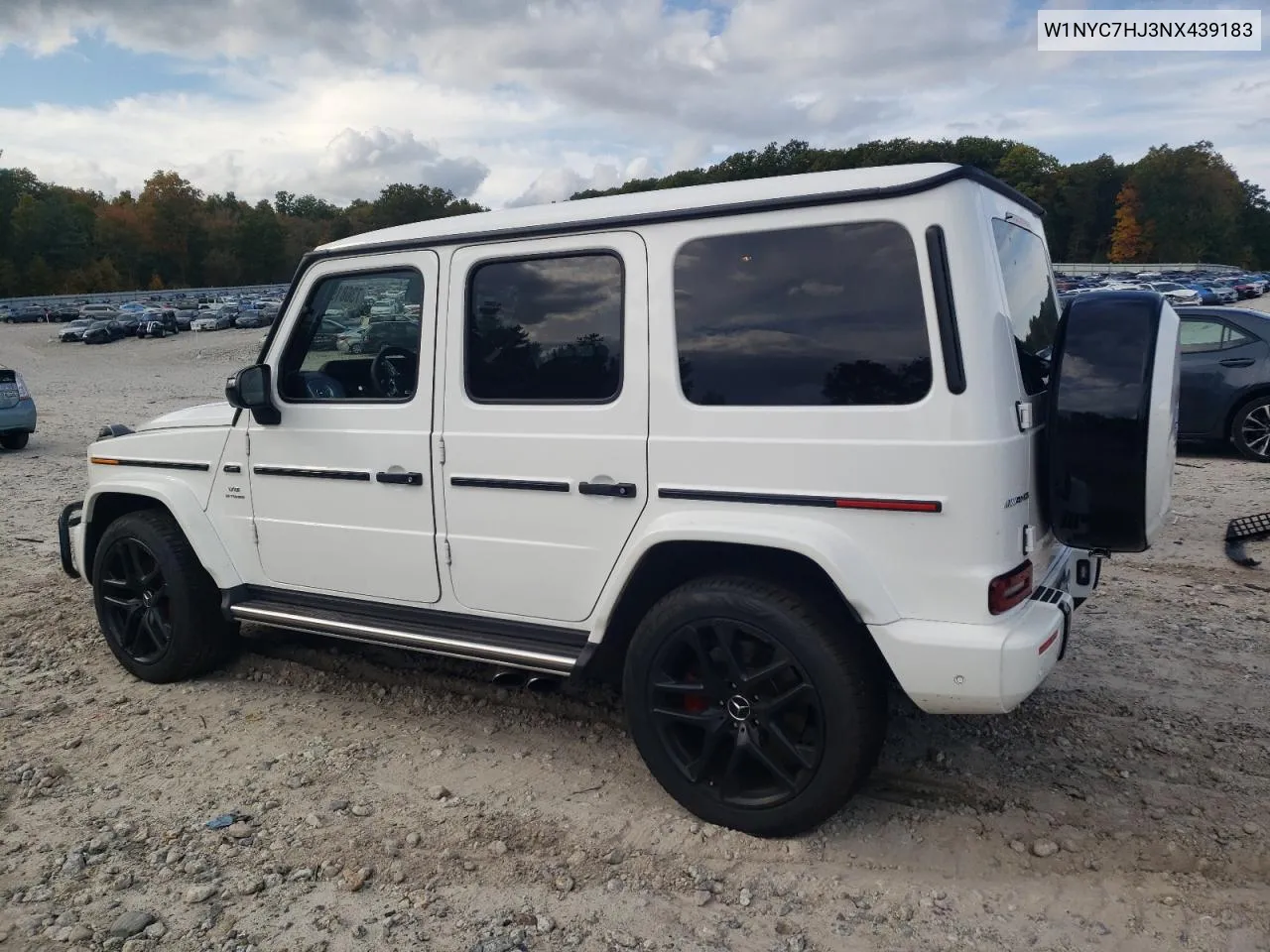 2022 Mercedes-Benz G 63 Amg VIN: W1NYC7HJ3NX439183 Lot: 73681974