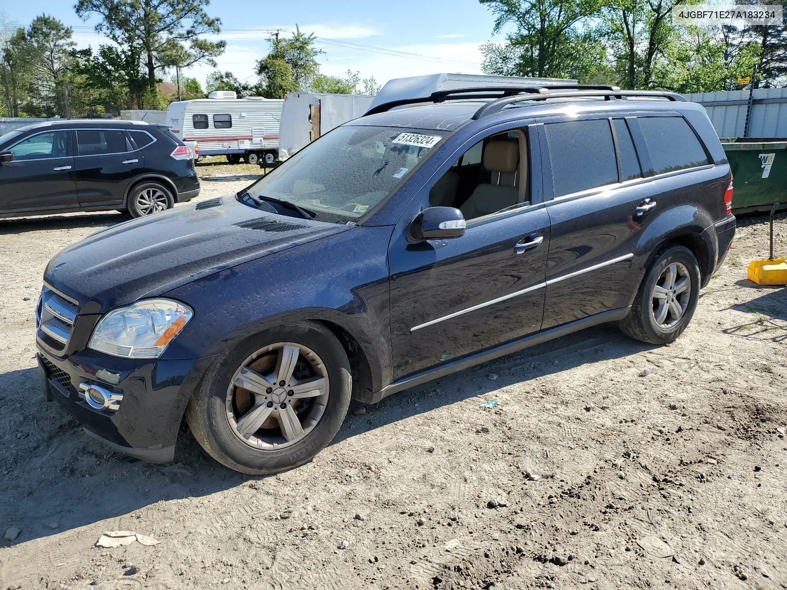 2007 Mercedes-Benz Gl 450 4Matic VIN: 4JGBF71E27A183234 Lot: 51326324