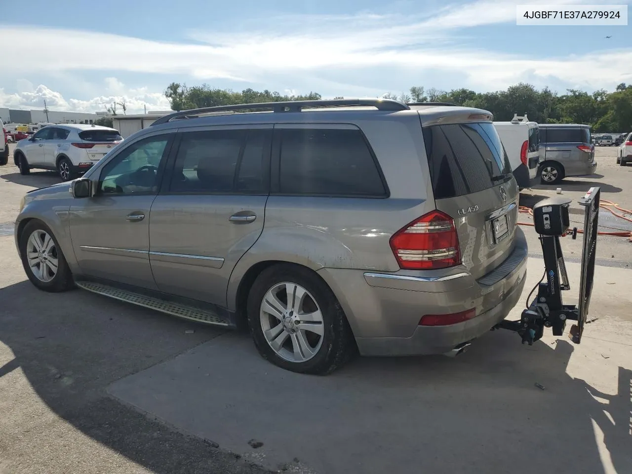 2007 Mercedes-Benz Gl 450 4Matic VIN: 4JGBF71E37A279924 Lot: 69402654