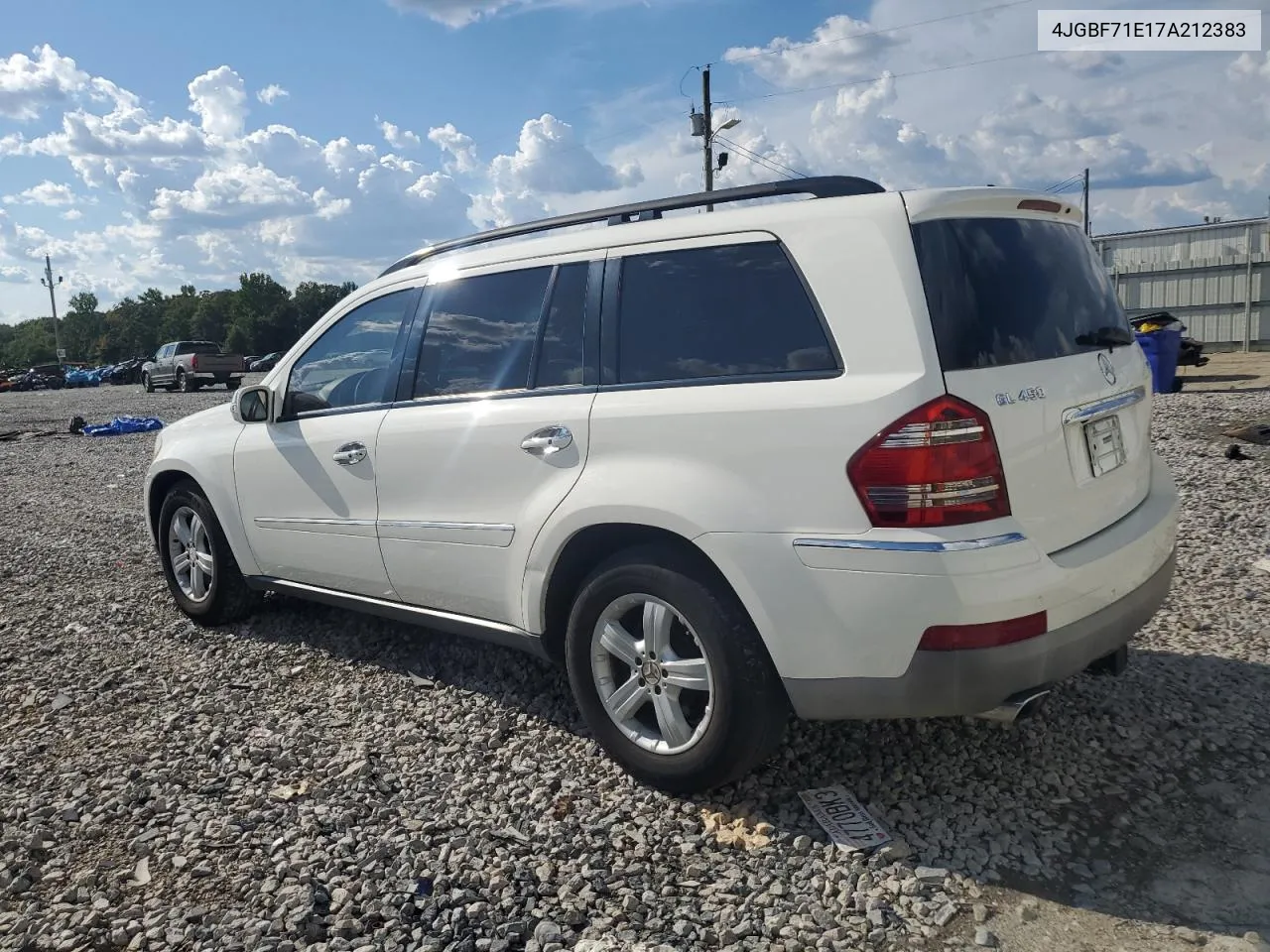 2007 Mercedes-Benz Gl 450 4Matic VIN: 4JGBF71E17A212383 Lot: 69696554