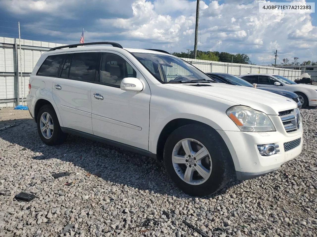 2007 Mercedes-Benz Gl 450 4Matic VIN: 4JGBF71E17A212383 Lot: 69696554