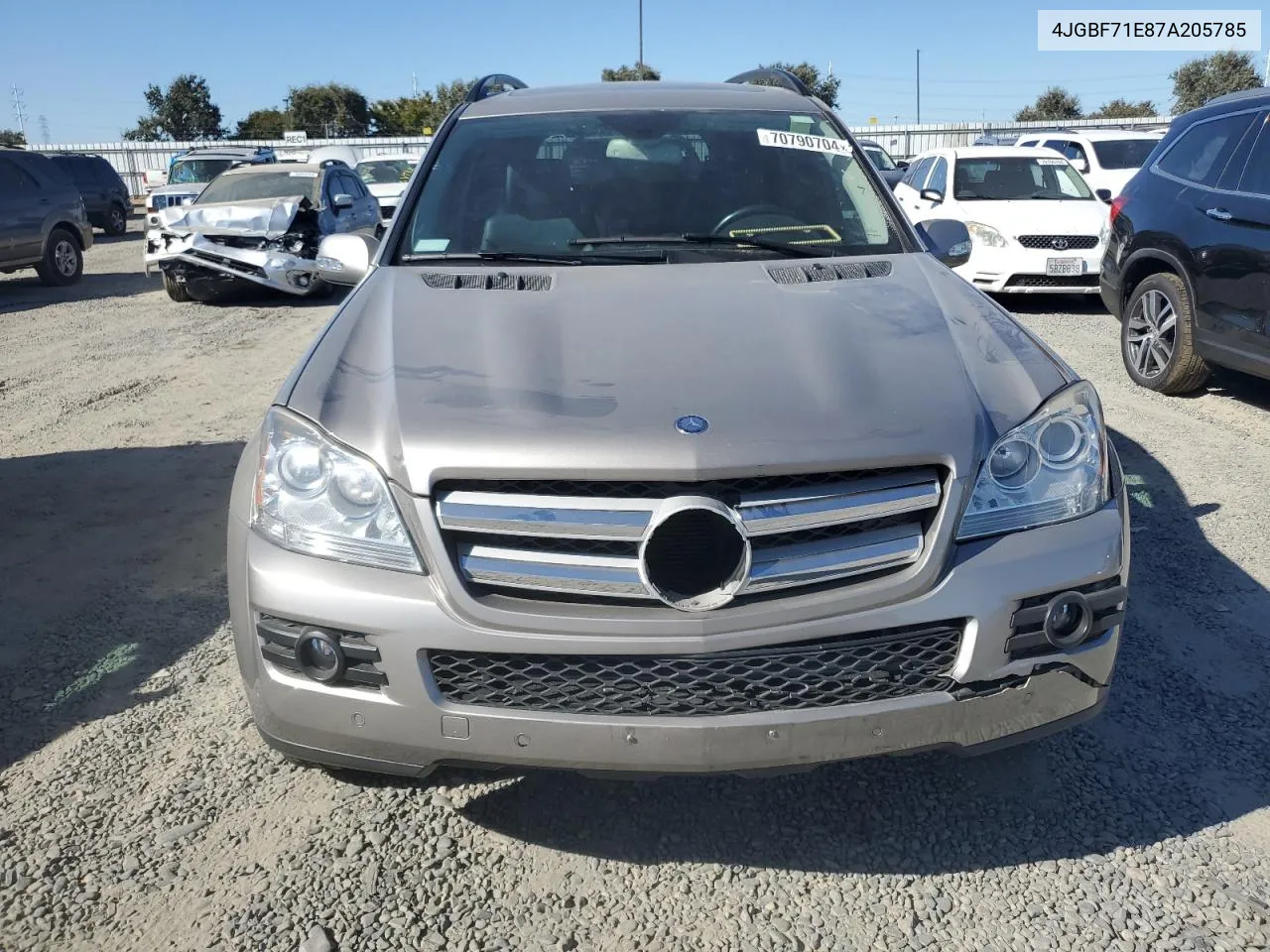 2007 Mercedes-Benz Gl 450 4Matic VIN: 4JGBF71E87A205785 Lot: 70790704