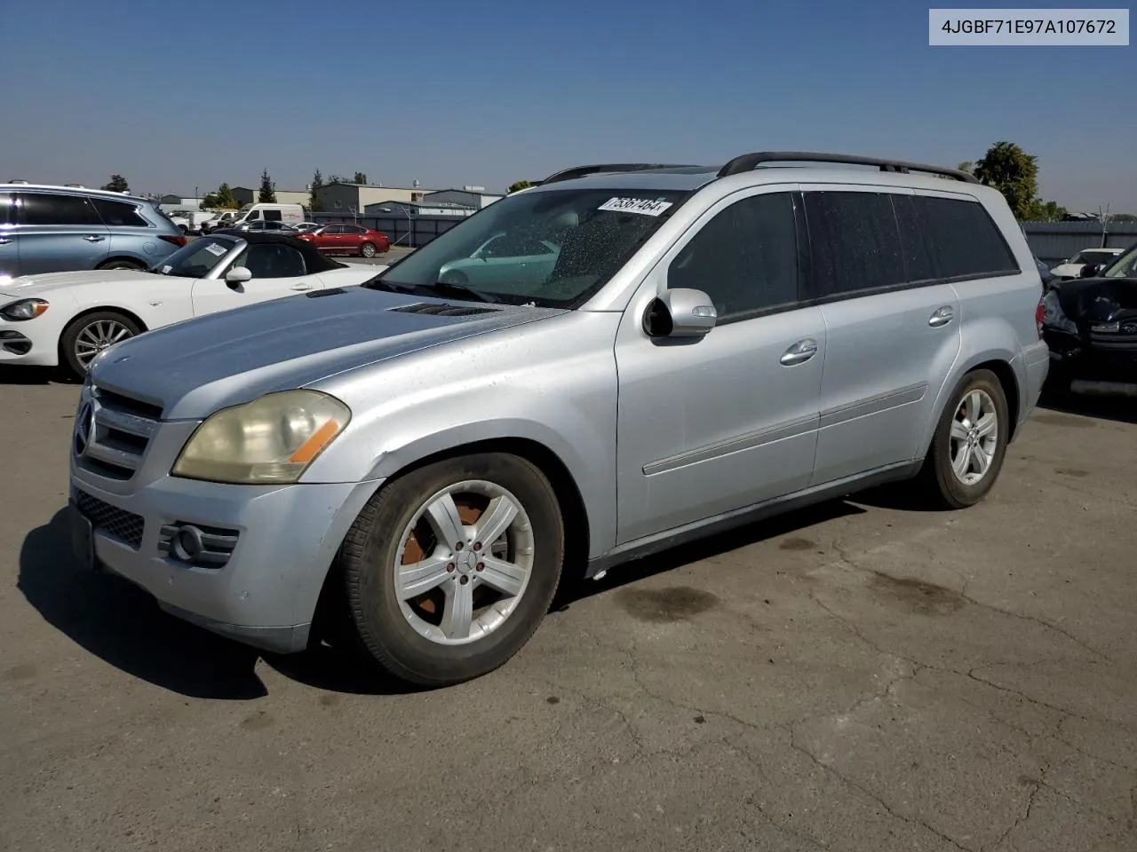 2007 Mercedes-Benz Gl 450 4Matic VIN: 4JGBF71E97A107672 Lot: 75367464