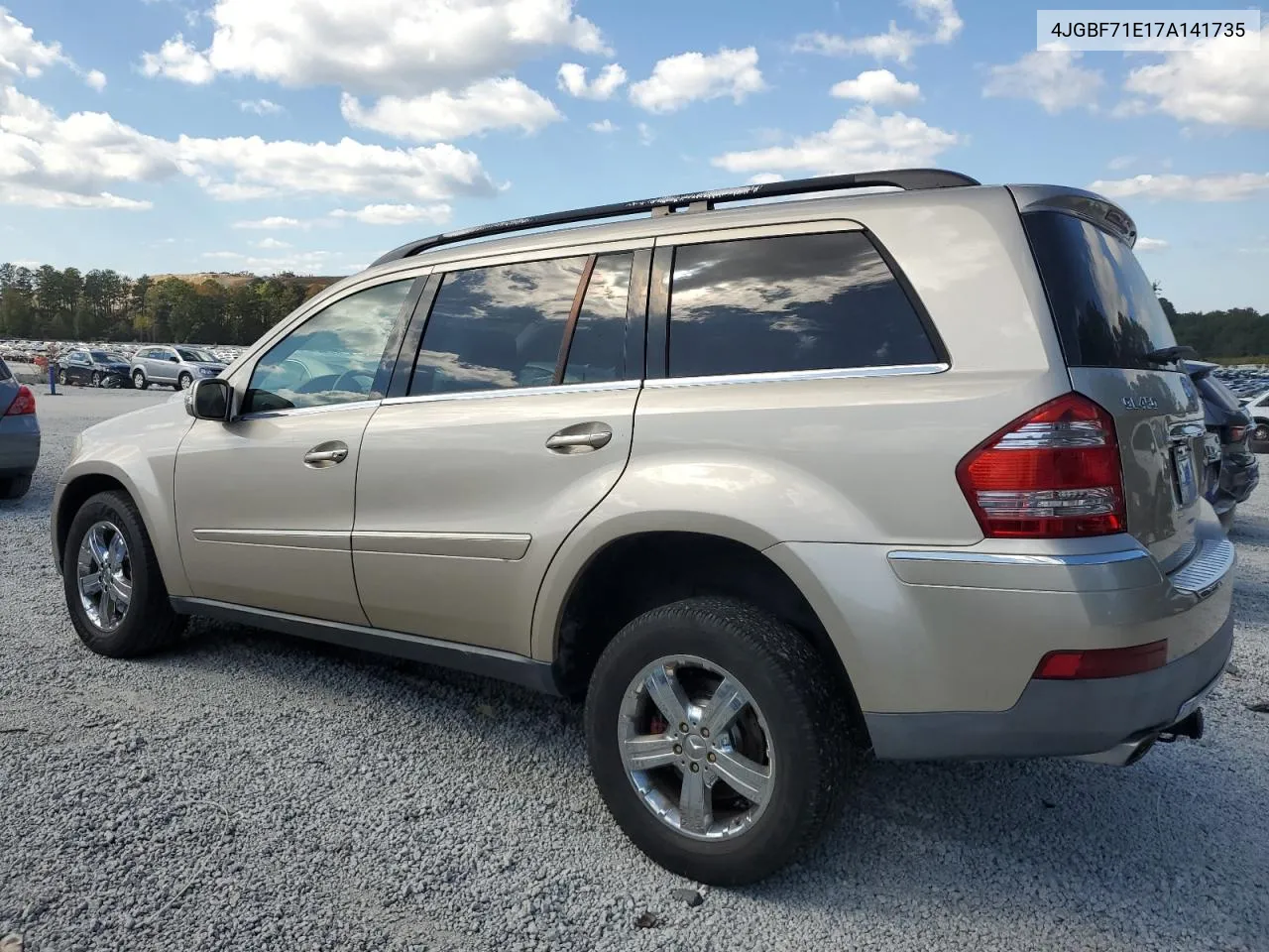 2007 Mercedes-Benz Gl 450 4Matic VIN: 4JGBF71E17A141735 Lot: 76961374