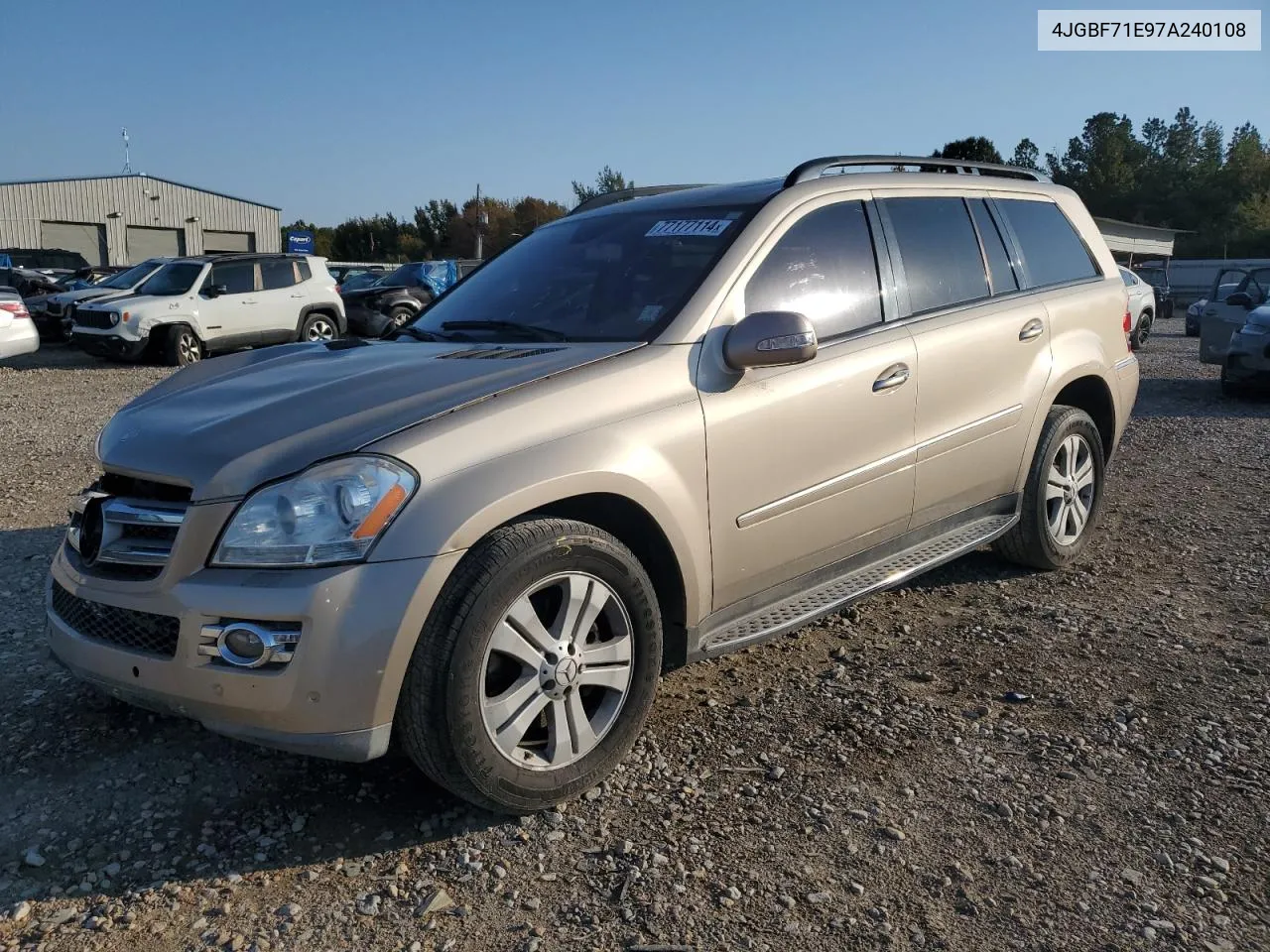 2007 Mercedes-Benz Gl 450 4Matic VIN: 4JGBF71E97A240108 Lot: 77177114