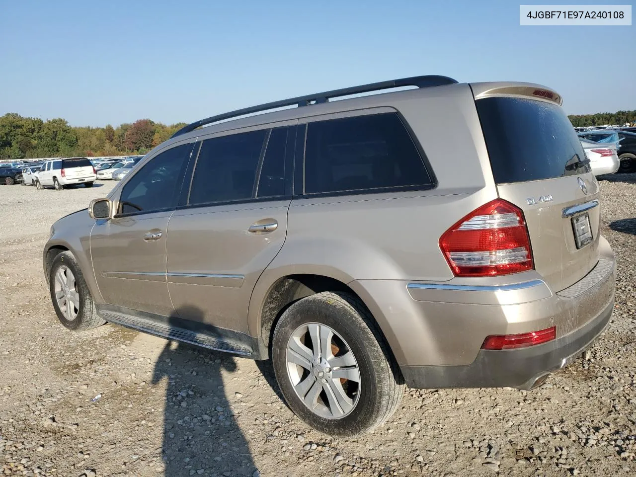 2007 Mercedes-Benz Gl 450 4Matic VIN: 4JGBF71E97A240108 Lot: 77177114