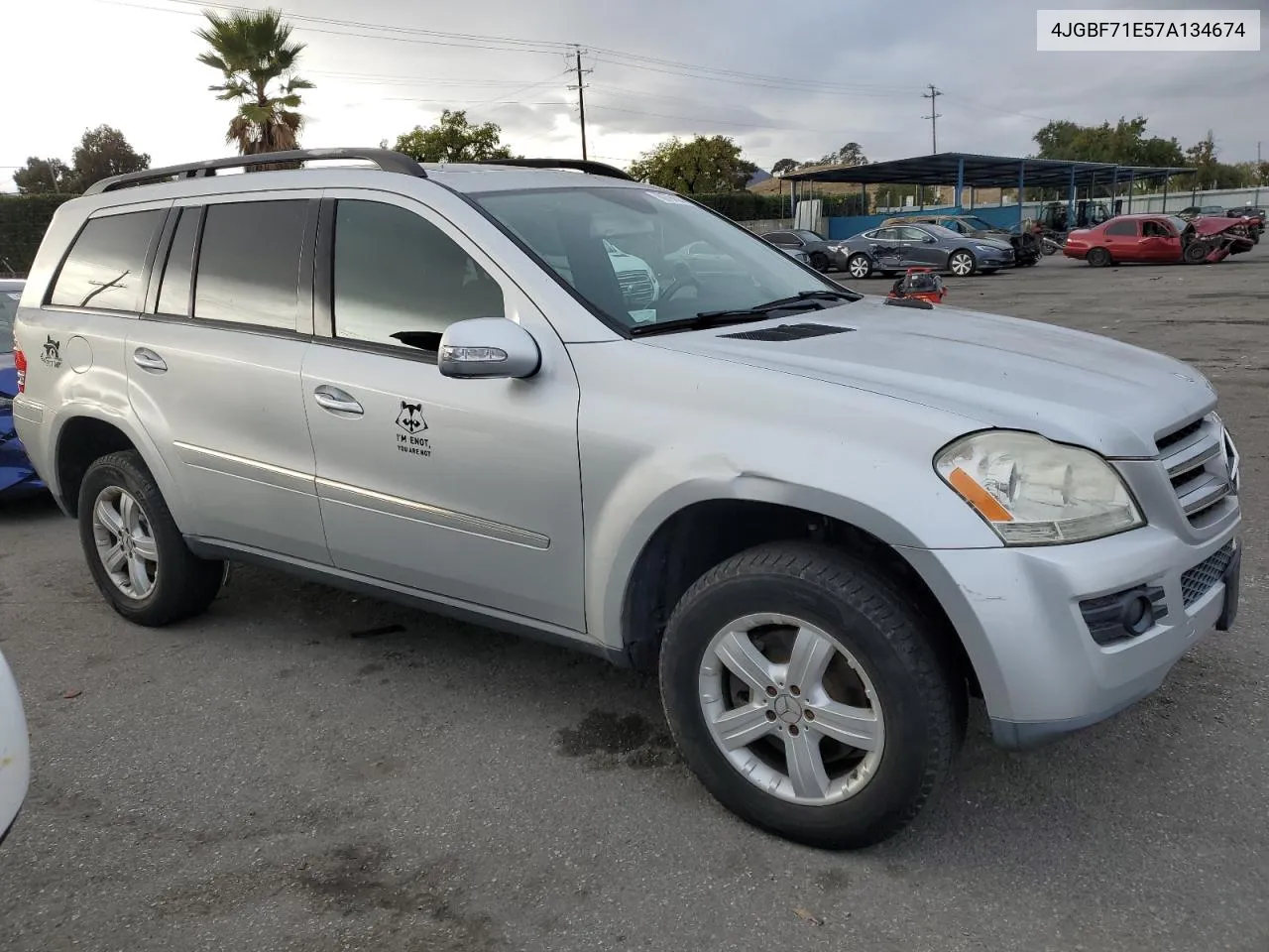 2007 Mercedes-Benz Gl 450 4Matic VIN: 4JGBF71E57A134674 Lot: 80794574