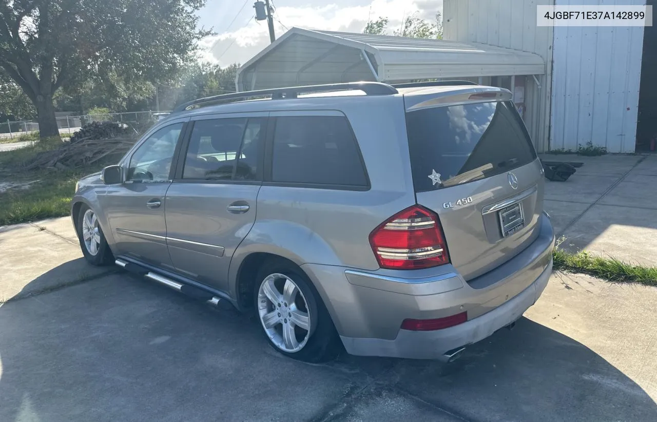 2007 Mercedes-Benz Gl 450 4Matic VIN: 4JGBF71E37A142899 Lot: 80987354