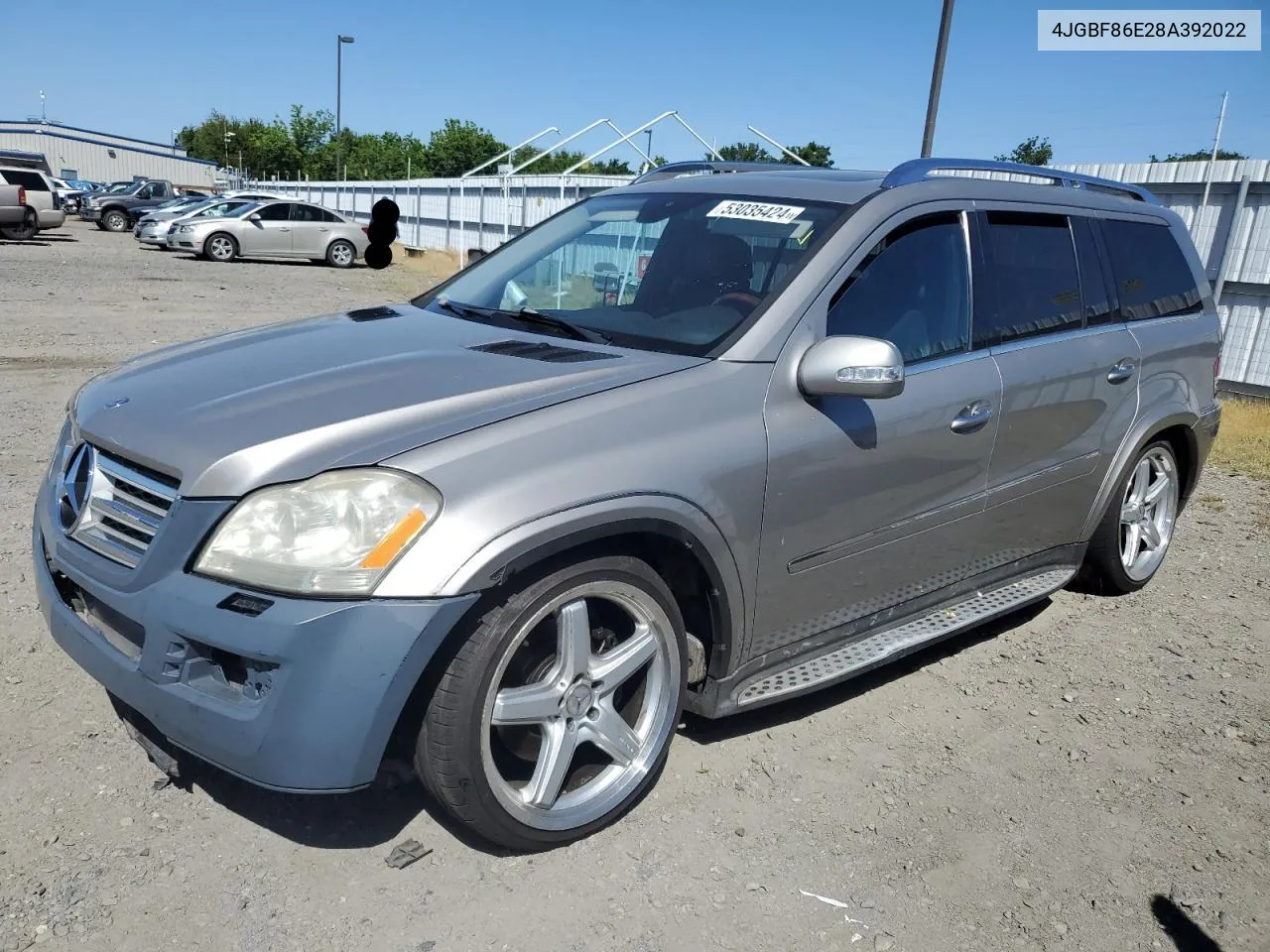 2008 Mercedes-Benz Gl 550 4Matic VIN: 4JGBF86E28A392022 Lot: 53035424