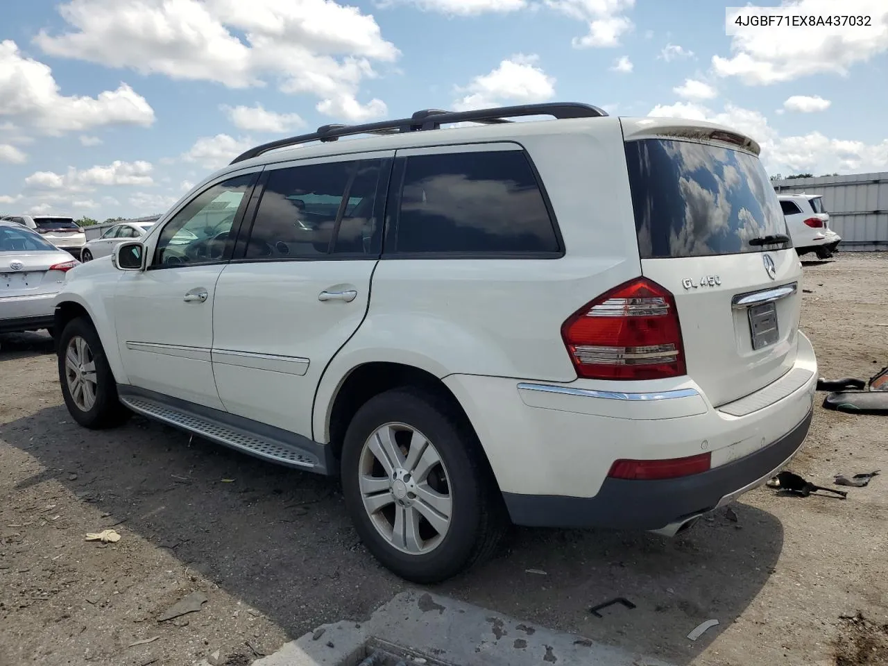 2008 Mercedes-Benz Gl 450 4Matic VIN: 4JGBF71EX8A437032 Lot: 61051204