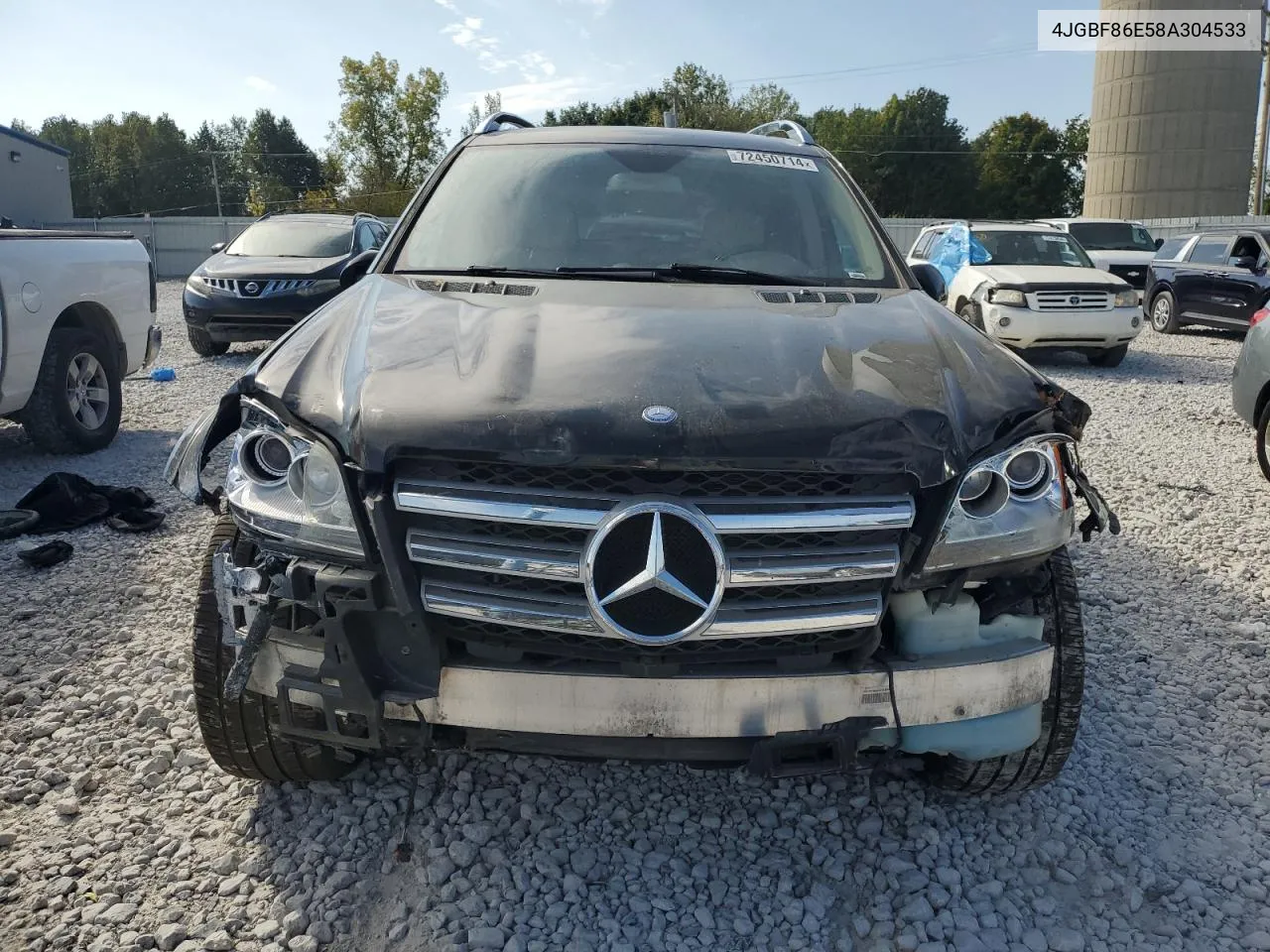 2008 Mercedes-Benz Gl 550 4Matic VIN: 4JGBF86E58A304533 Lot: 72450714