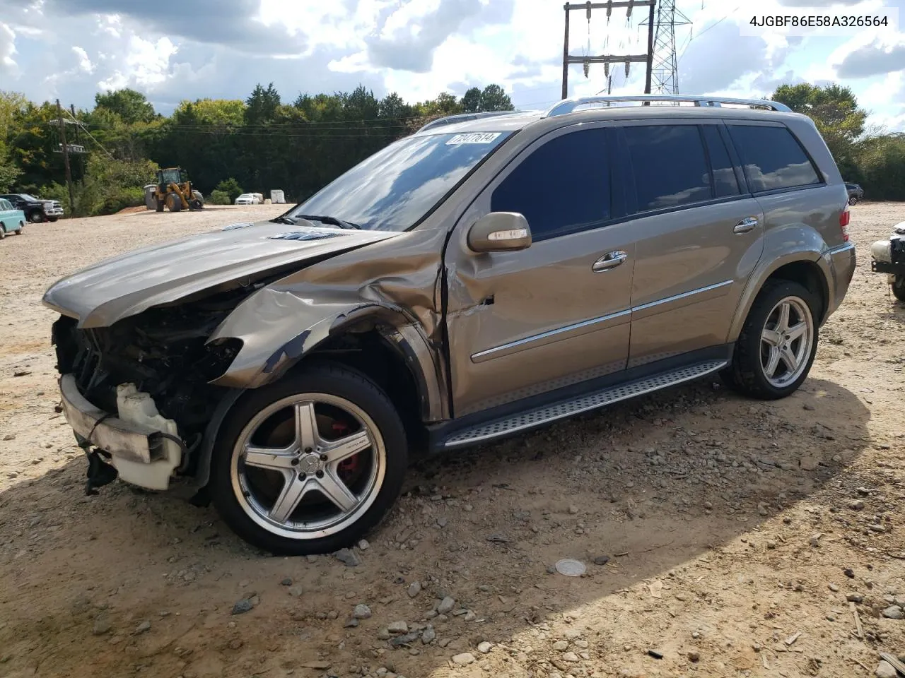 2008 Mercedes-Benz Gl 550 4Matic VIN: 4JGBF86E58A326564 Lot: 72477614