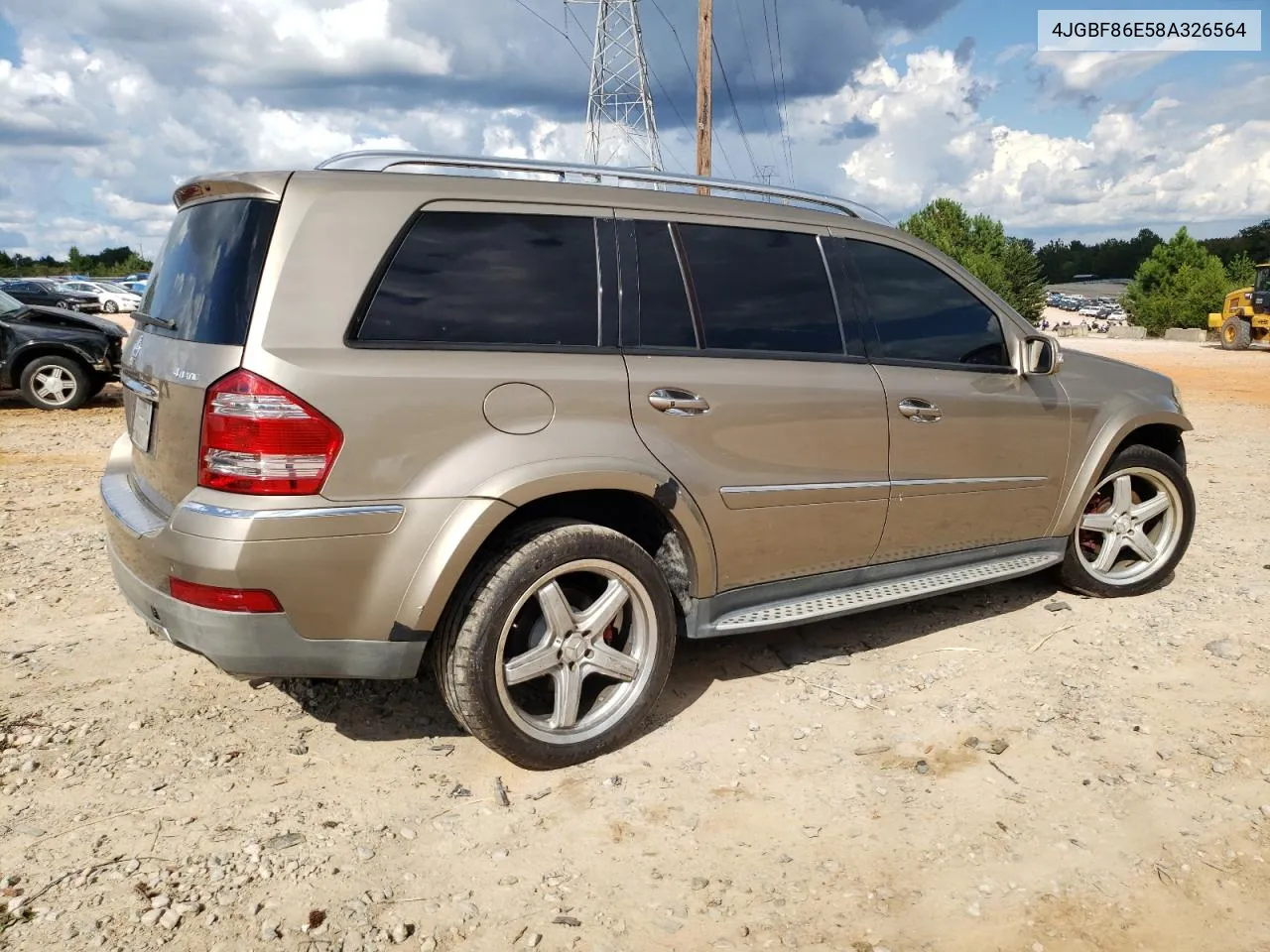 2008 Mercedes-Benz Gl 550 4Matic VIN: 4JGBF86E58A326564 Lot: 72477614