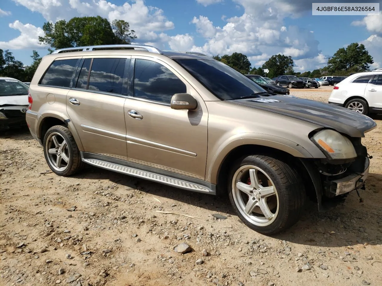 2008 Mercedes-Benz Gl 550 4Matic VIN: 4JGBF86E58A326564 Lot: 72477614