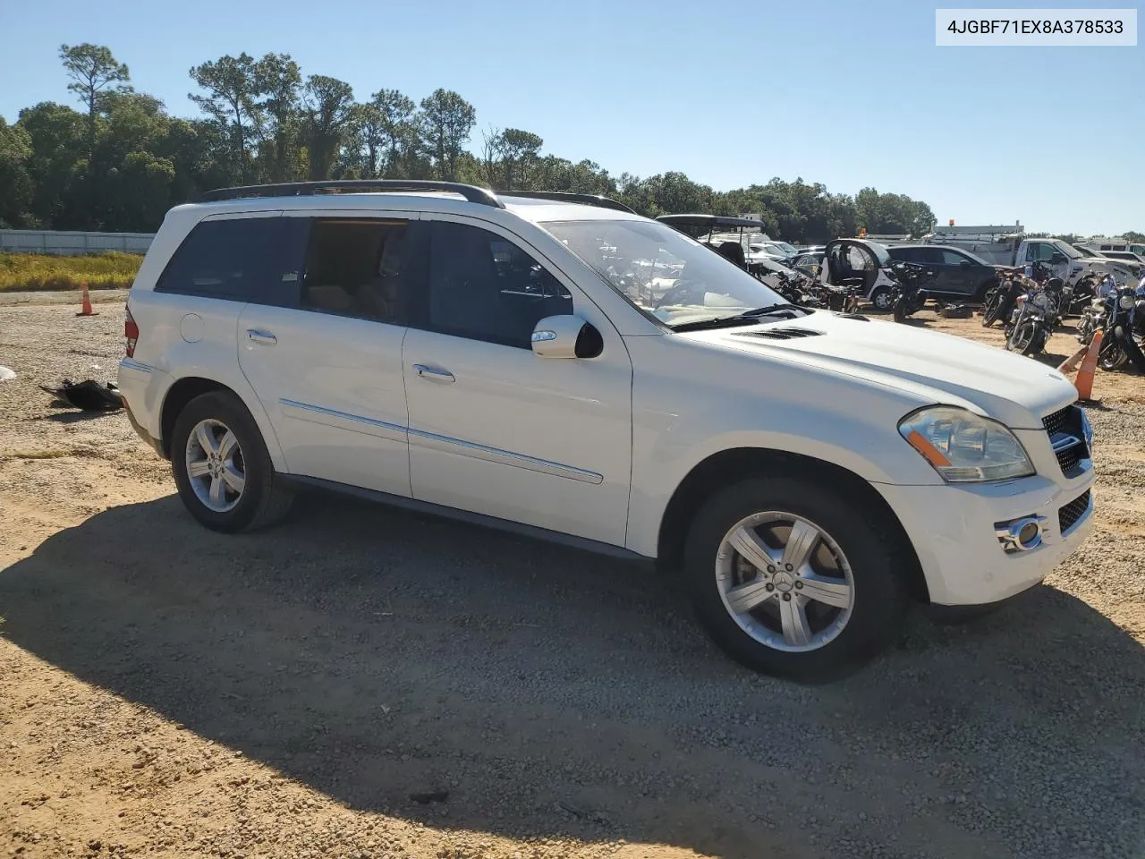 2008 Mercedes-Benz Gl 450 4Matic VIN: 4JGBF71EX8A378533 Lot: 76650194