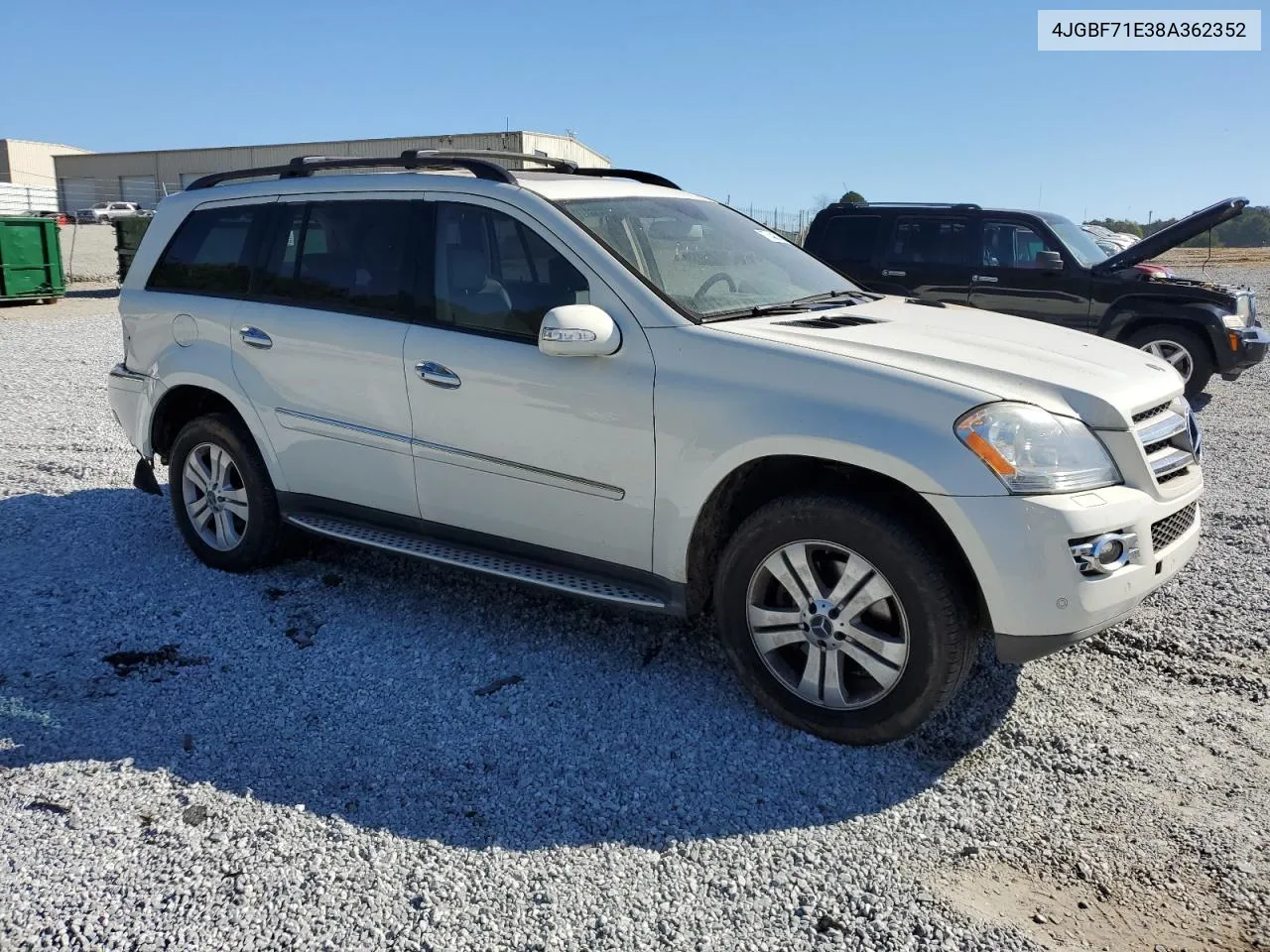 2008 Mercedes-Benz Gl 450 4Matic VIN: 4JGBF71E38A362352 Lot: 77348314