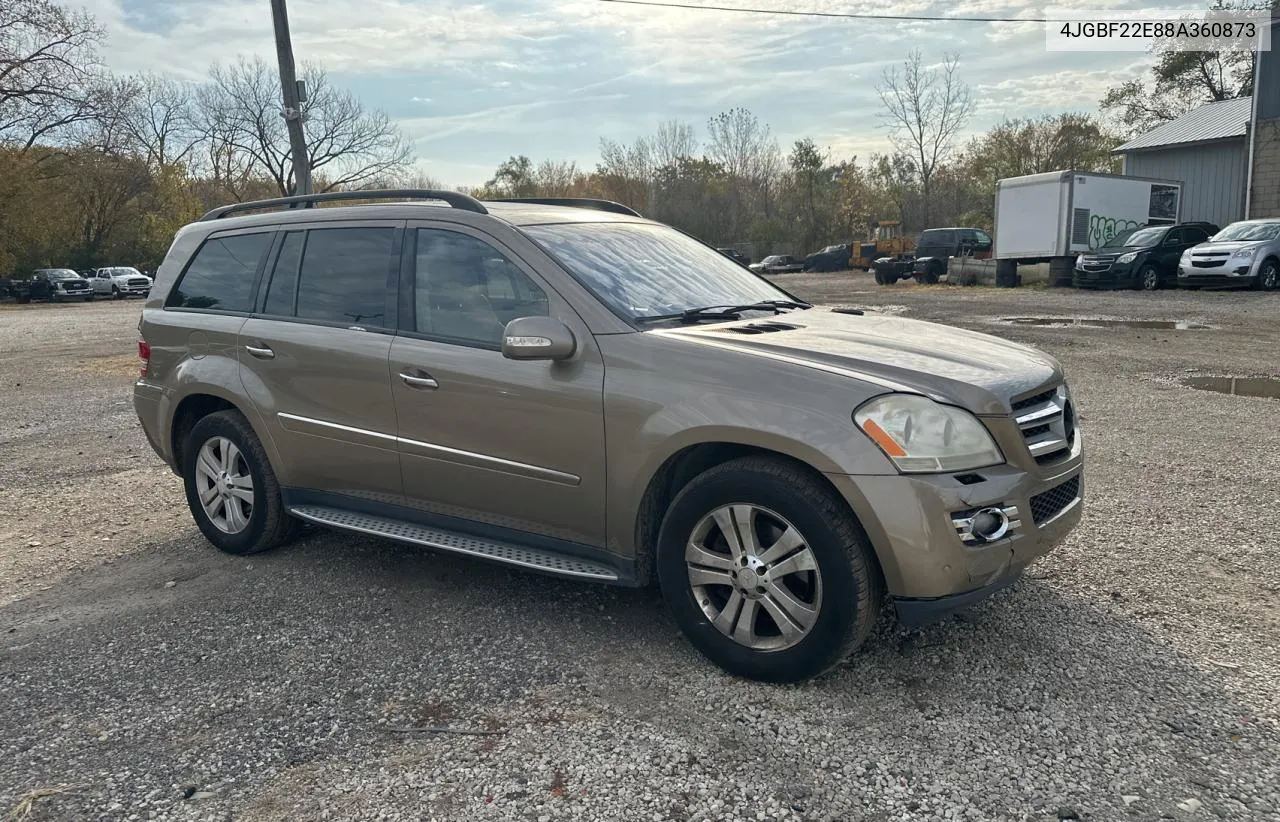 2008 Mercedes-Benz Gl 320 Cdi VIN: 4JGBF22E88A360873 Lot: 78613494