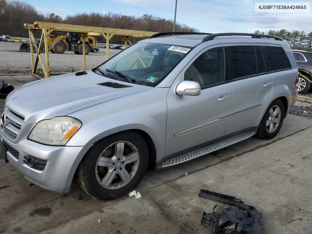 2008 Mercedes-Benz Gl 450 4Matic VIN: 4JGBF71E38A424865 Lot: 80913594