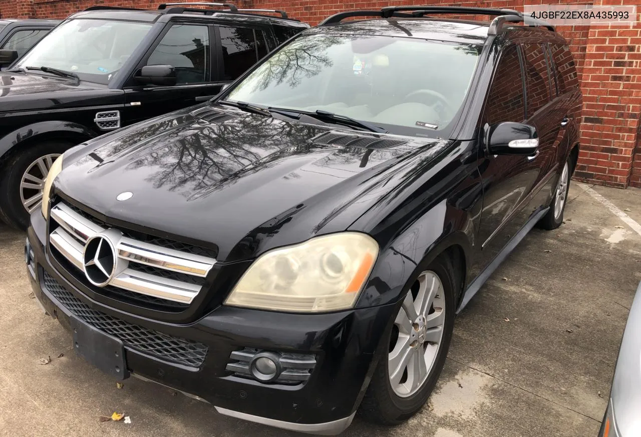 2008 Mercedes-Benz Gl 320 Cdi VIN: 4JGBF22EX8A435993 Lot: 81286454