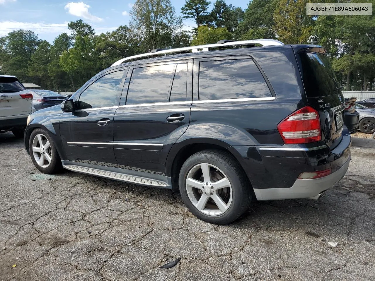 2009 Mercedes-Benz Gl 450 4Matic VIN: 4JGBF71E89A506043 Lot: 74591394