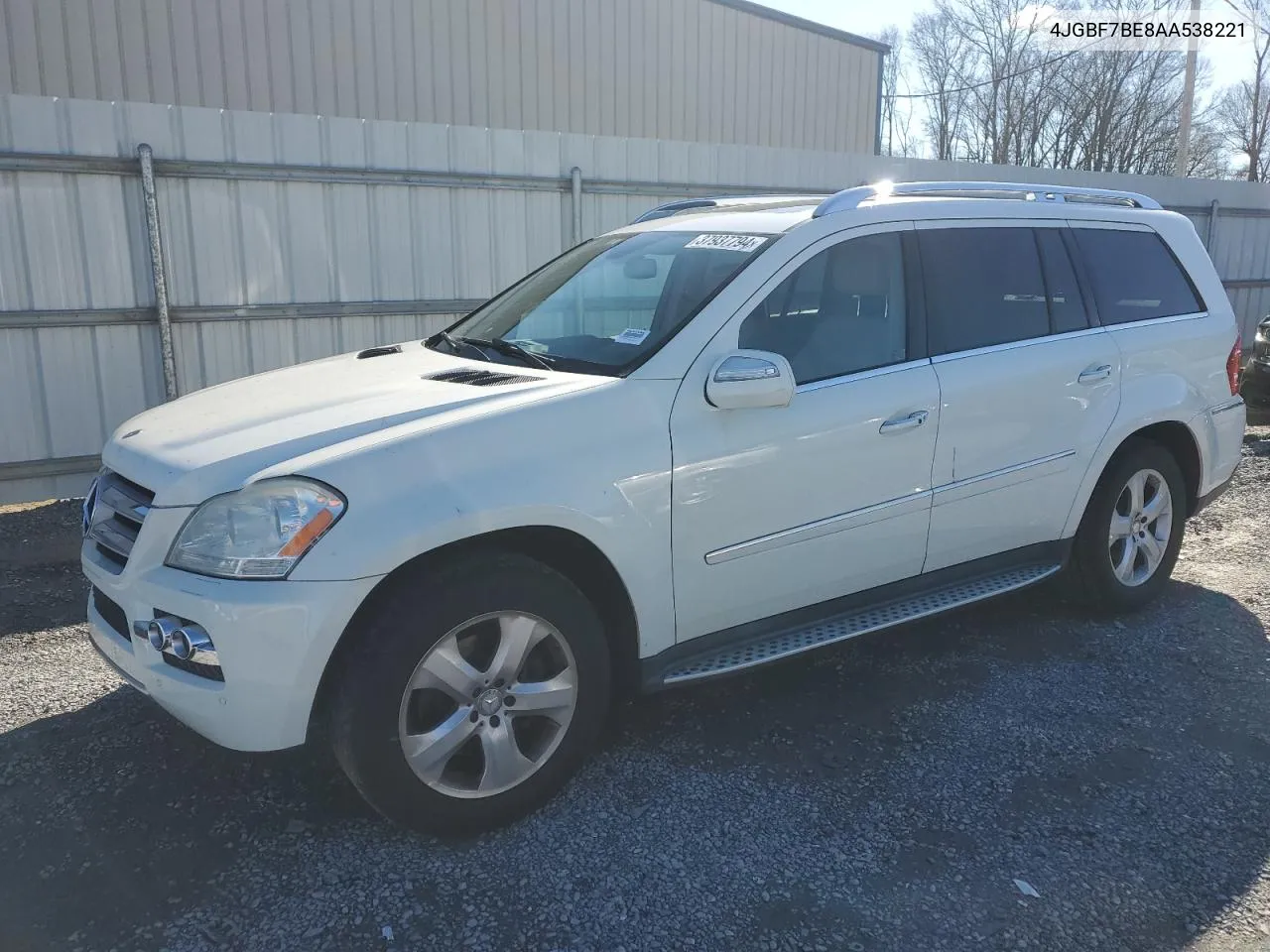 2010 Mercedes-Benz Gl 450 4Matic VIN: 4JGBF7BE8AA538221 Lot: 37937794