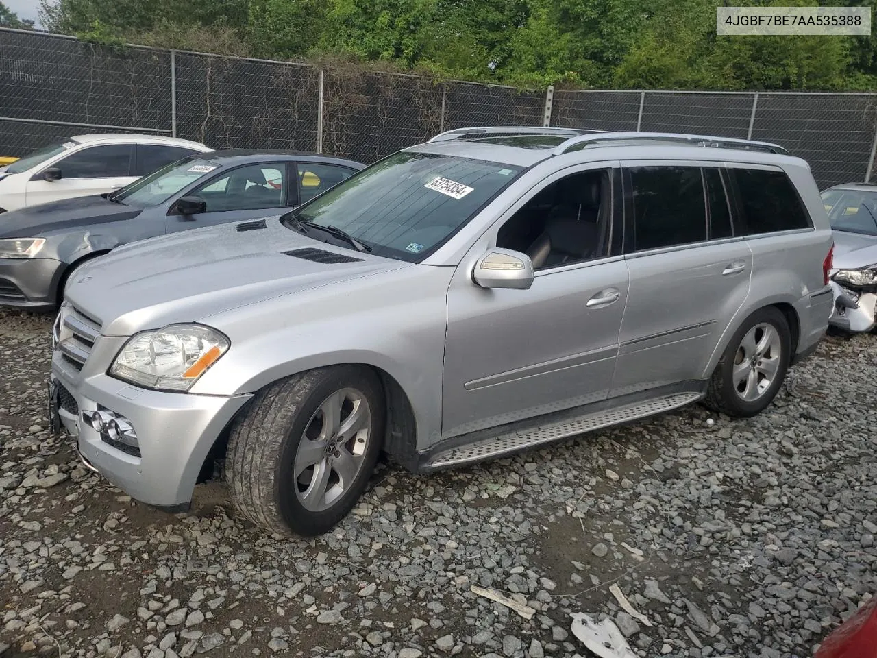 2010 Mercedes-Benz Gl 450 4Matic VIN: 4JGBF7BE7AA535388 Lot: 63754354