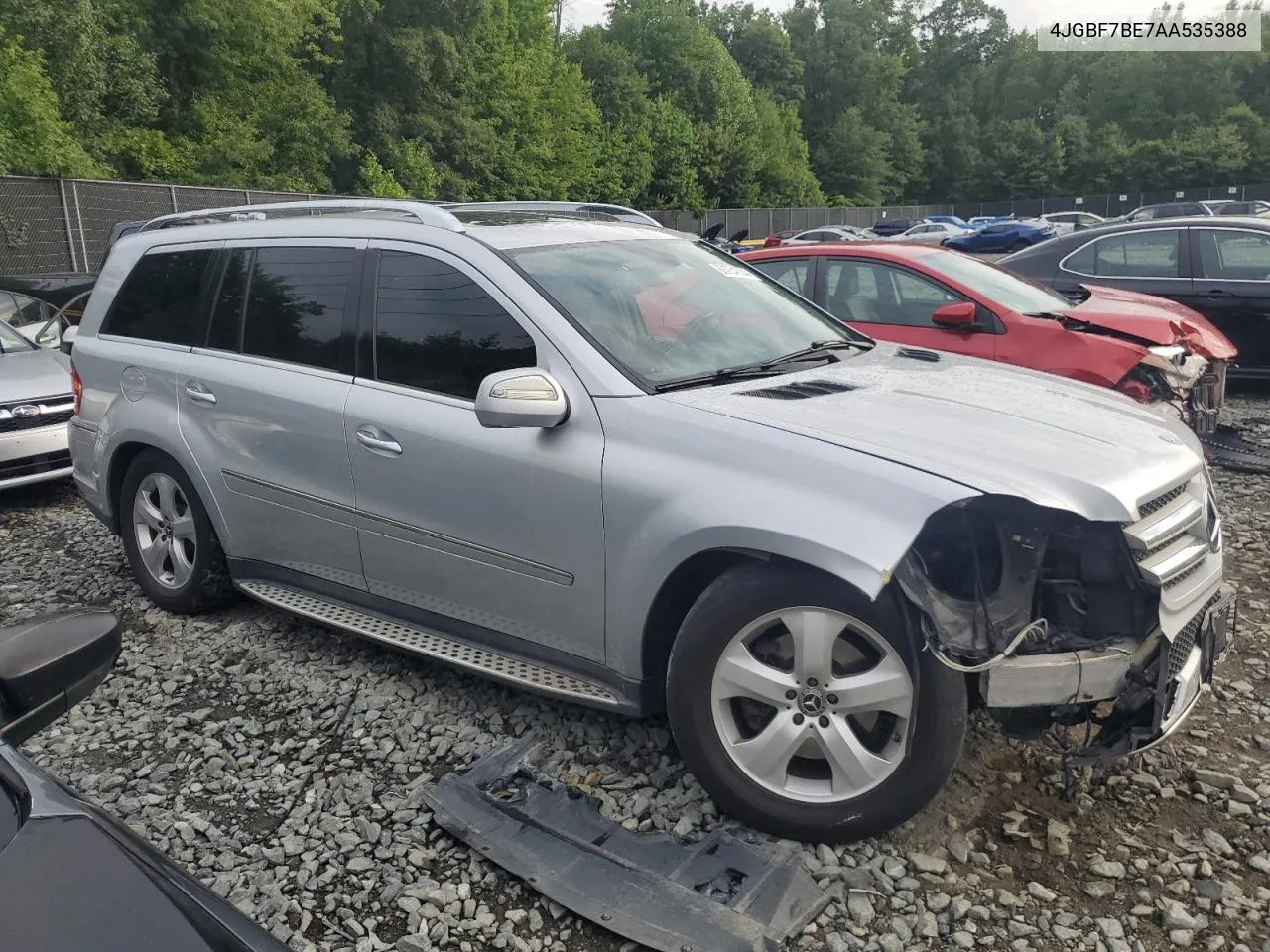 2010 Mercedes-Benz Gl 450 4Matic VIN: 4JGBF7BE7AA535388 Lot: 63754354