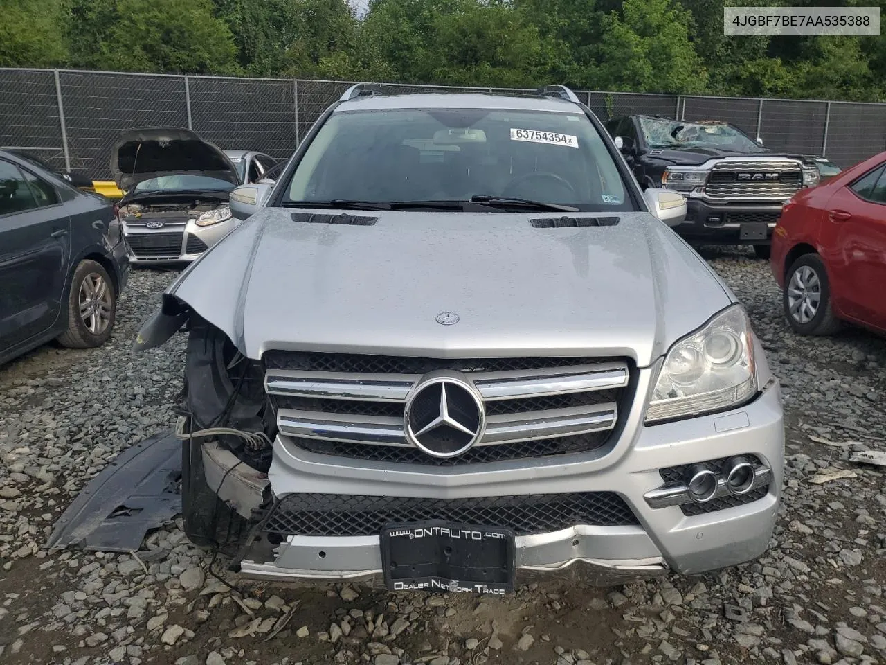 2010 Mercedes-Benz Gl 450 4Matic VIN: 4JGBF7BE7AA535388 Lot: 63754354