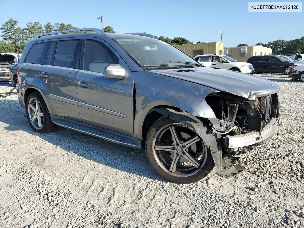 2010 Mercedes-Benz Gl 450 4Matic VIN: 4JGBF7BE1AA612420 Lot: 68660624