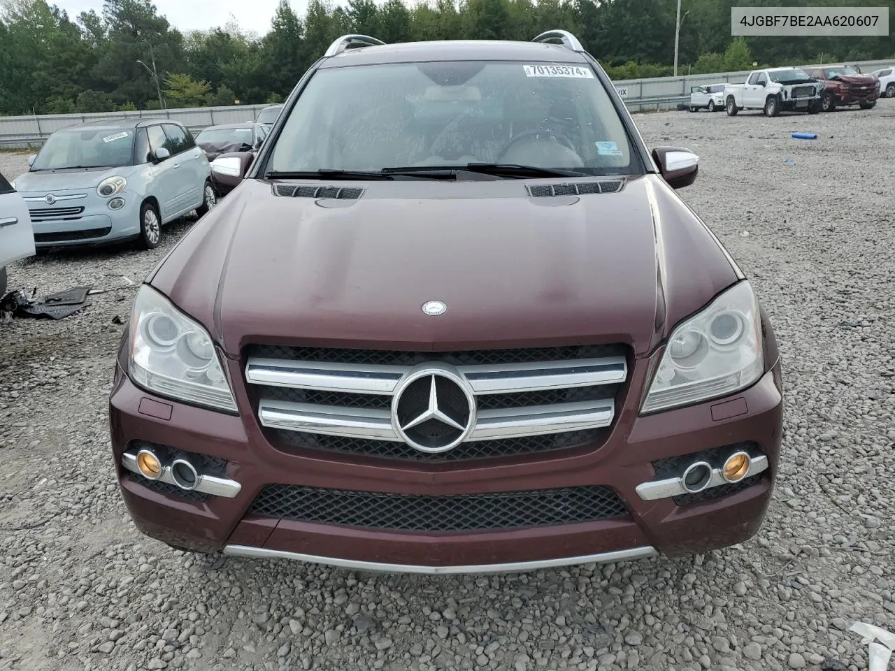 2010 Mercedes-Benz Gl 450 4Matic VIN: 4JGBF7BE2AA620607 Lot: 70135374