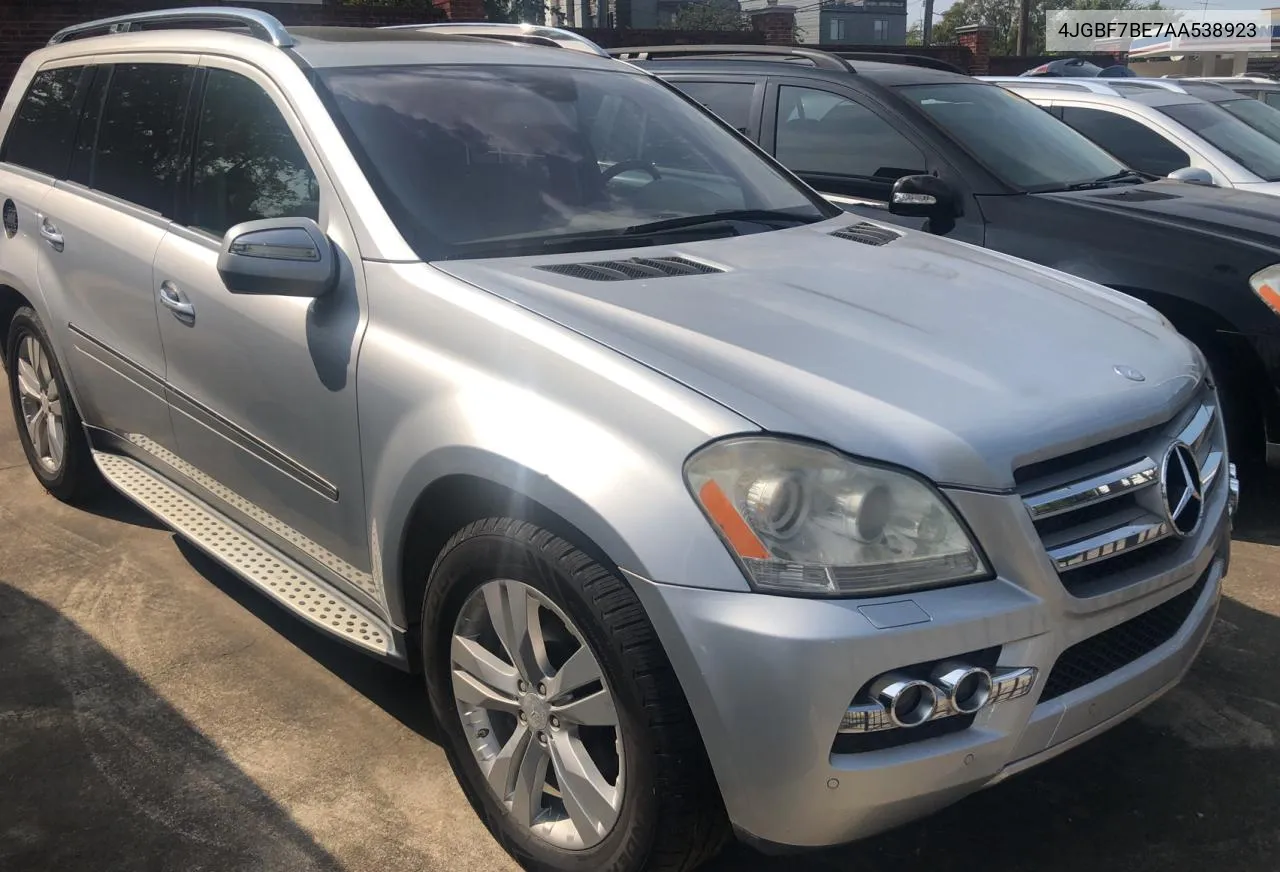 2010 Mercedes-Benz Gl 450 4Matic VIN: 4JGBF7BE7AA538923 Lot: 71466454