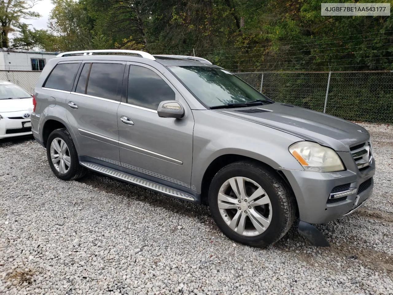 2010 Mercedes-Benz Gl 450 4Matic VIN: 4JGBF7BE1AA543177 Lot: 72775124