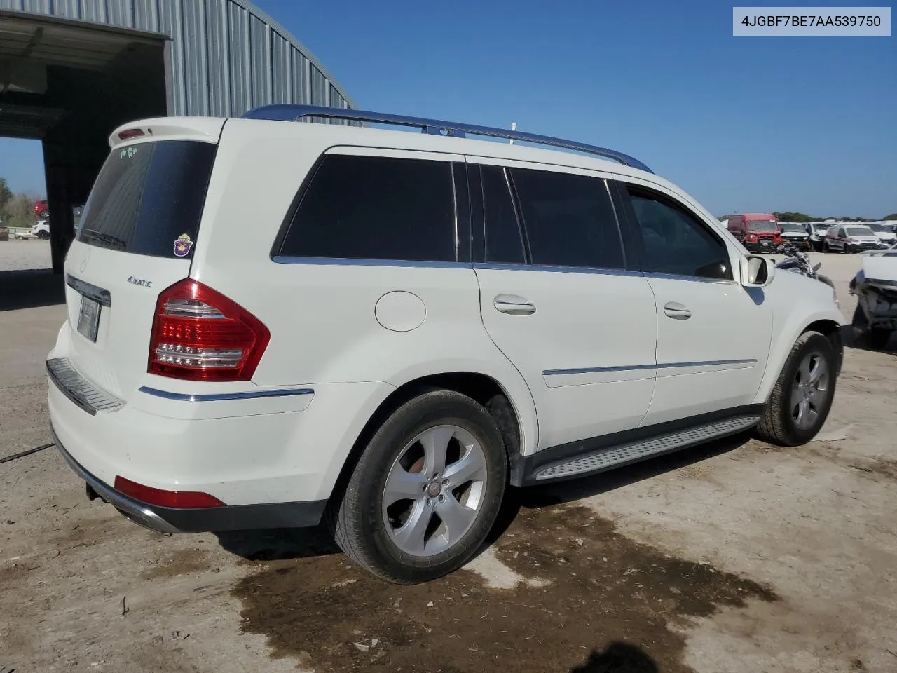 2010 Mercedes-Benz Gl 450 4Matic VIN: 4JGBF7BE7AA539750 Lot: 74563644