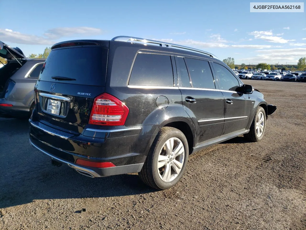 2010 Mercedes-Benz Gl 350 Bluetec VIN: 4JGBF2FE0AA562168 Lot: 75020964