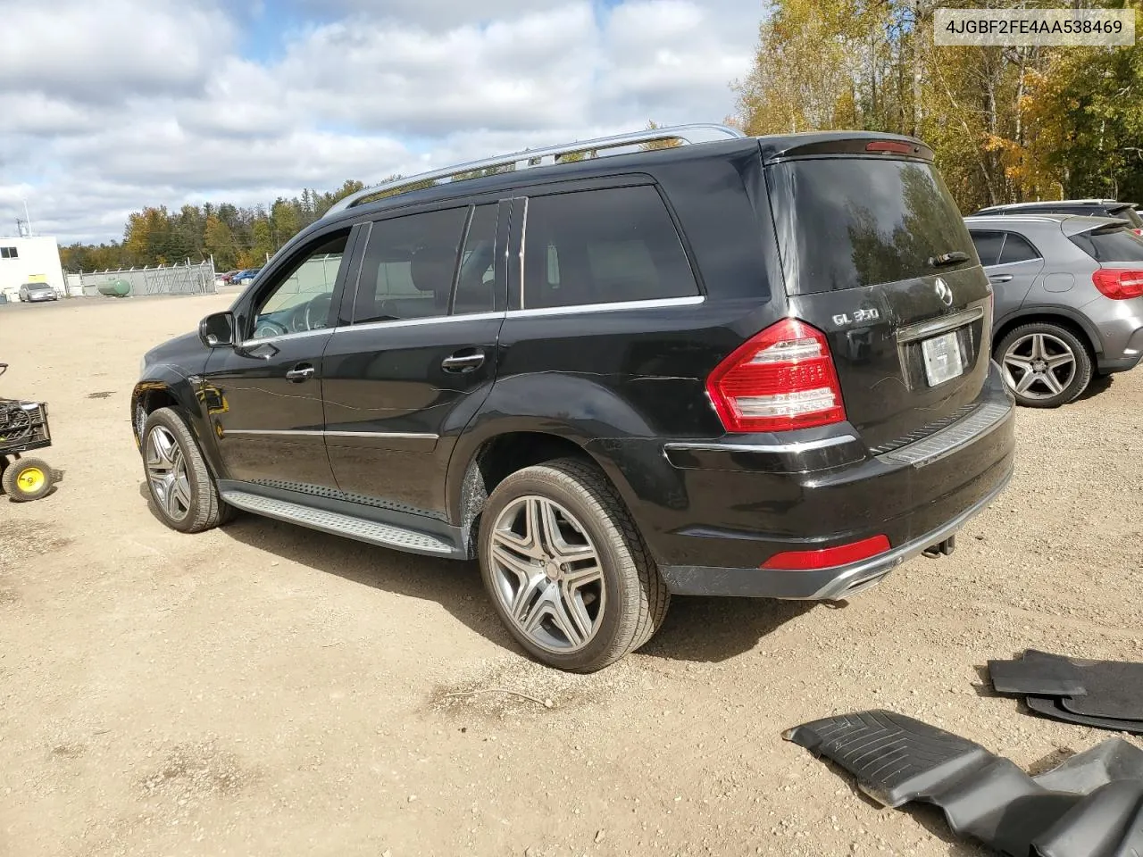 2010 Mercedes-Benz Gl 350 Bluetec VIN: 4JGBF2FE4AA538469 Lot: 75174524