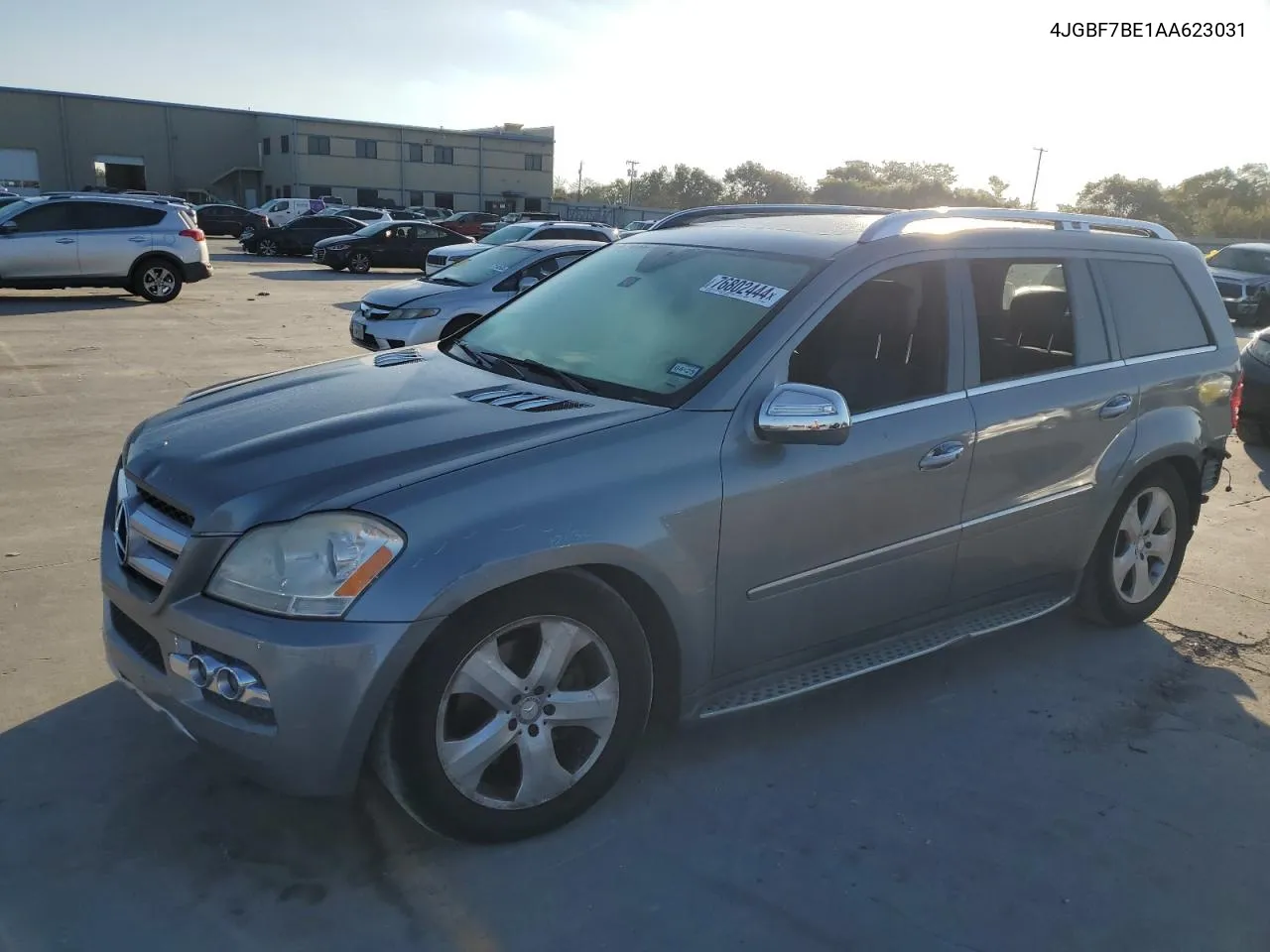 2010 Mercedes-Benz Gl 450 4Matic VIN: 4JGBF7BE1AA623031 Lot: 76802444