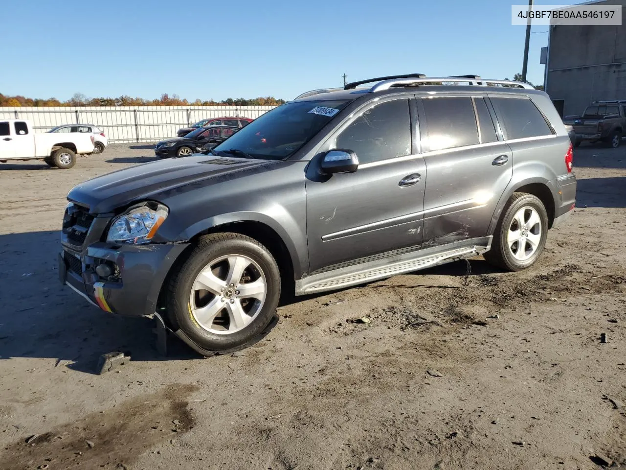 2010 Mercedes-Benz Gl 450 4Matic VIN: 4JGBF7BE0AA546197 Lot: 77309434