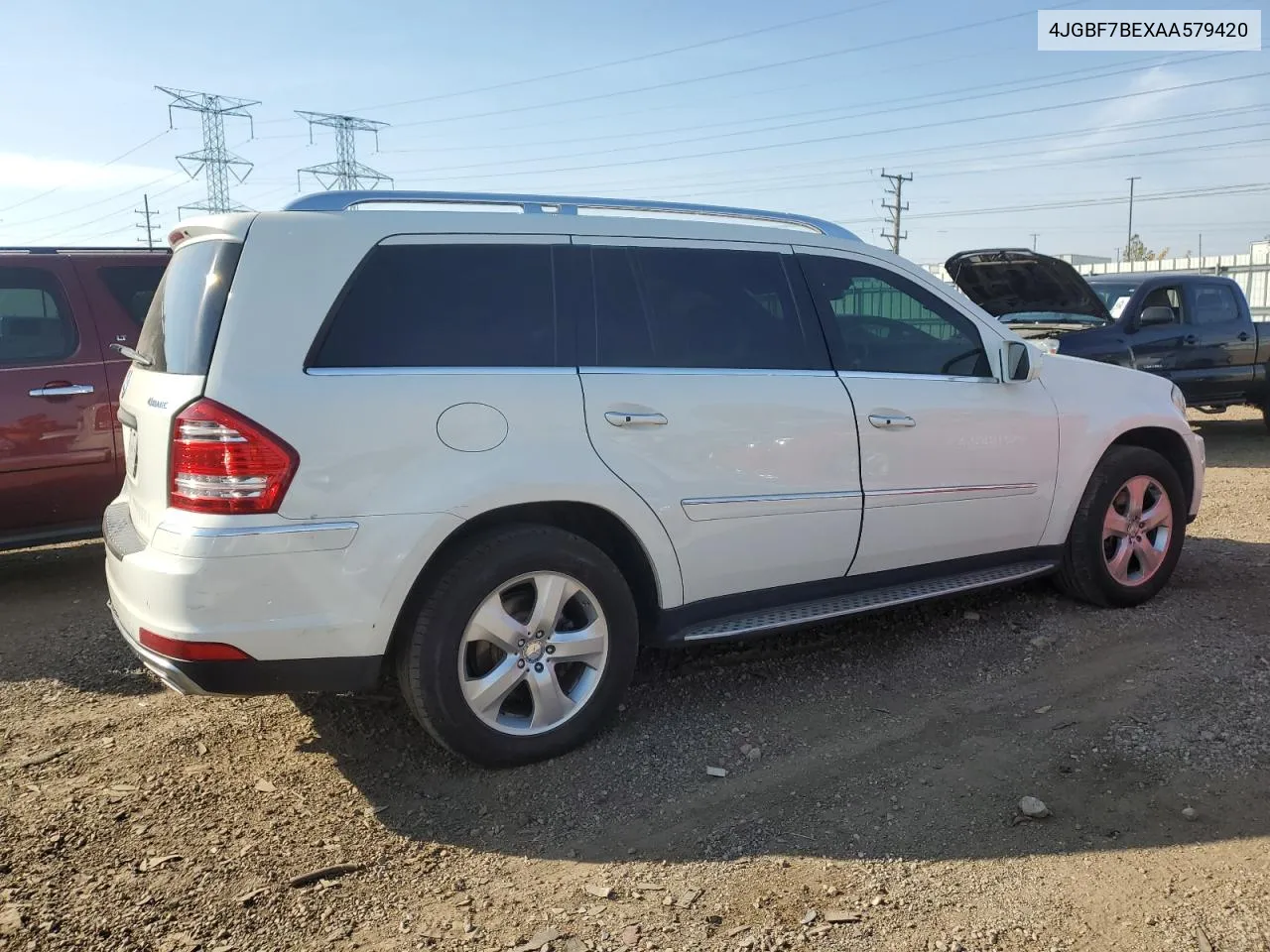 2010 Mercedes-Benz Gl 450 4Matic VIN: 4JGBF7BEXAA579420 Lot: 77492994